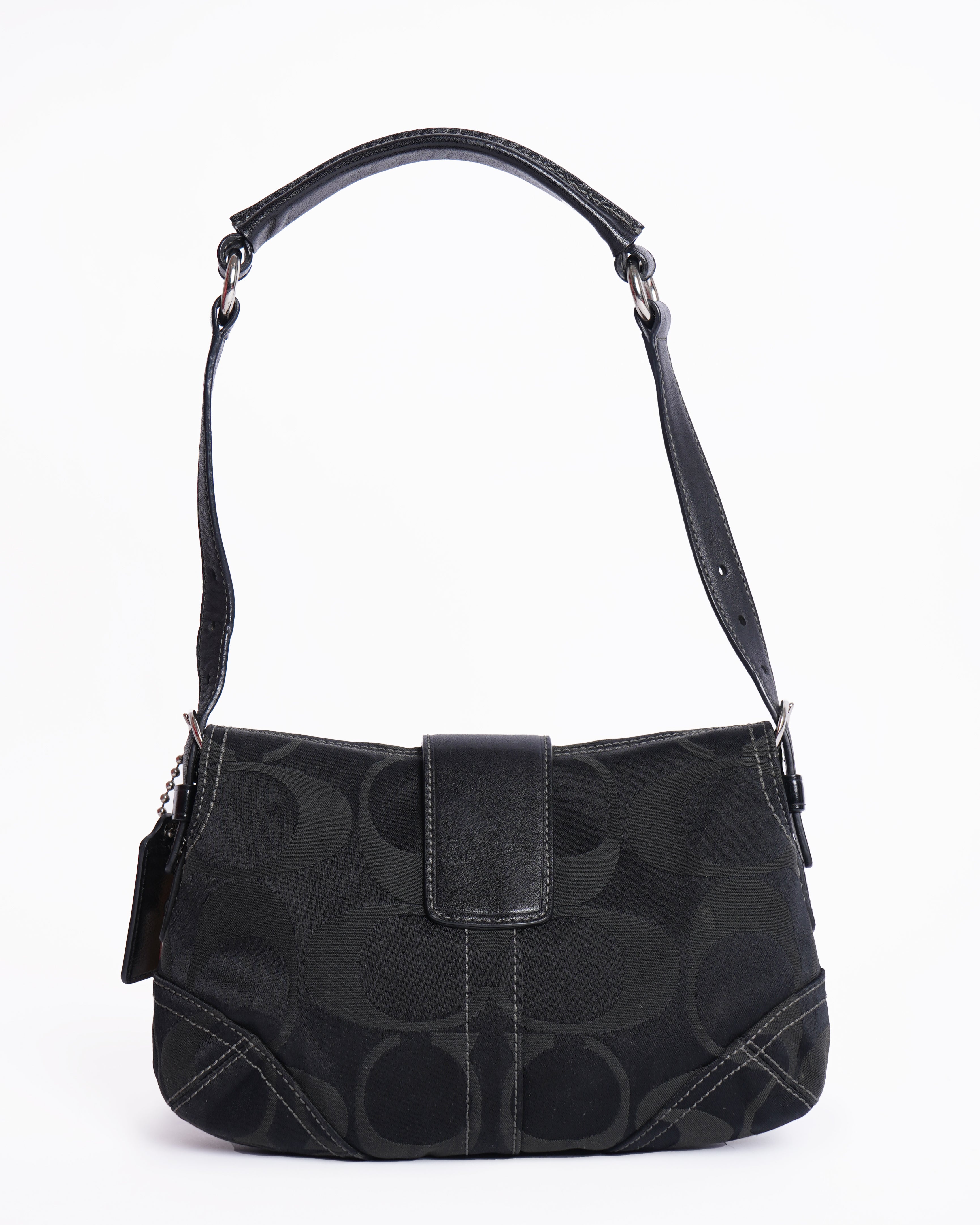 Coach Signature Sufflette cloth handbag