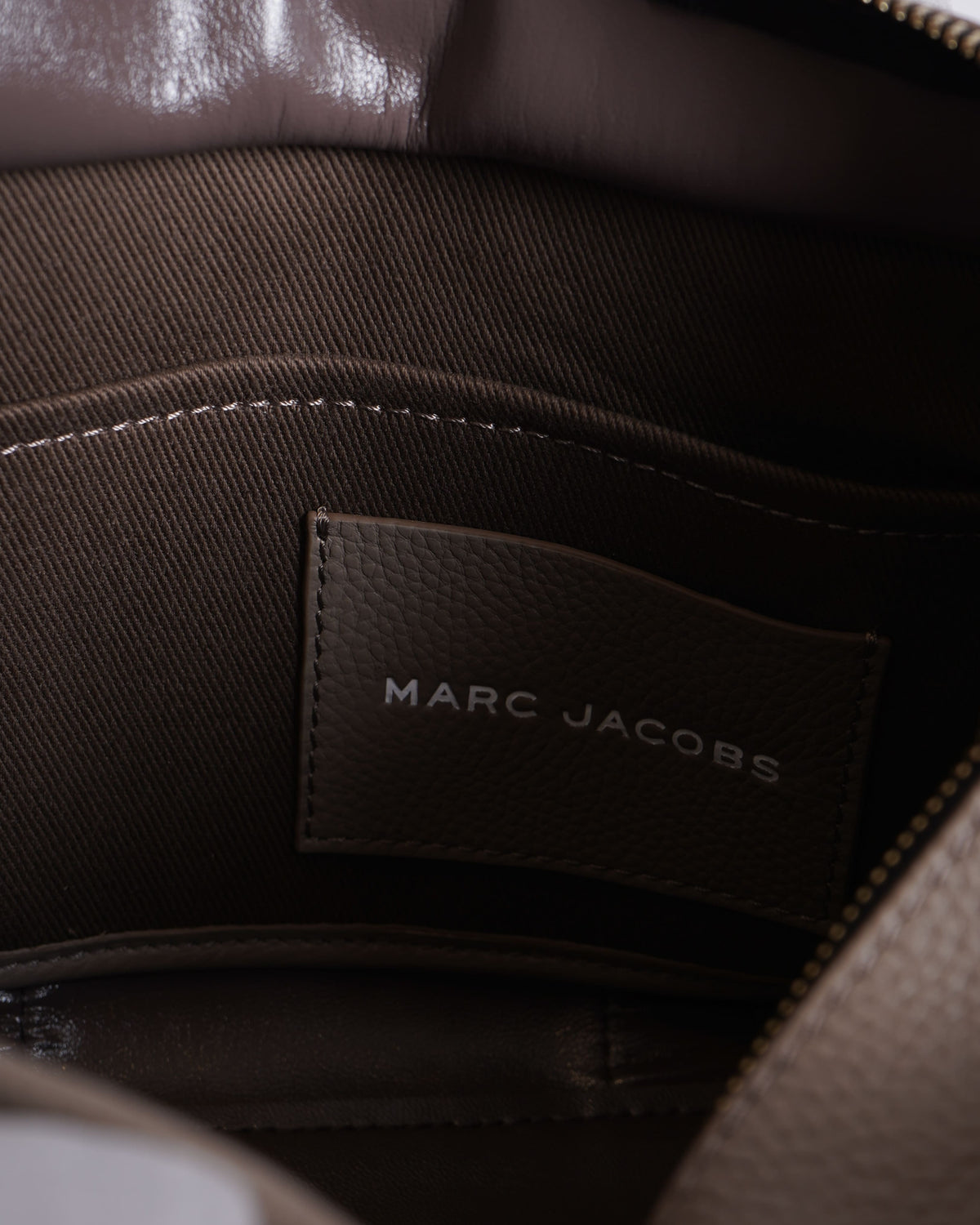 New Marc jacobs leather medium tote bag in grey