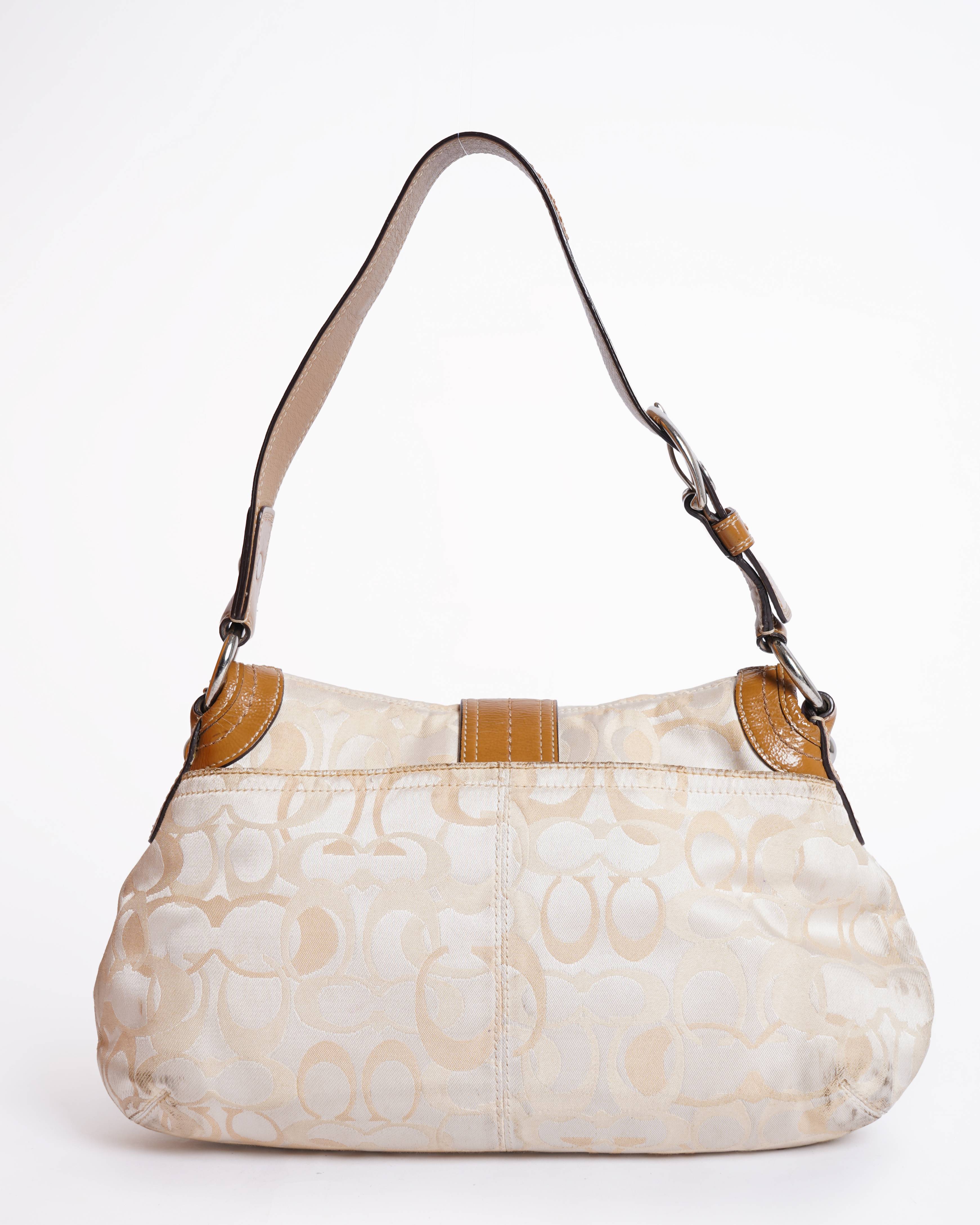 Coach soho signature flap purse