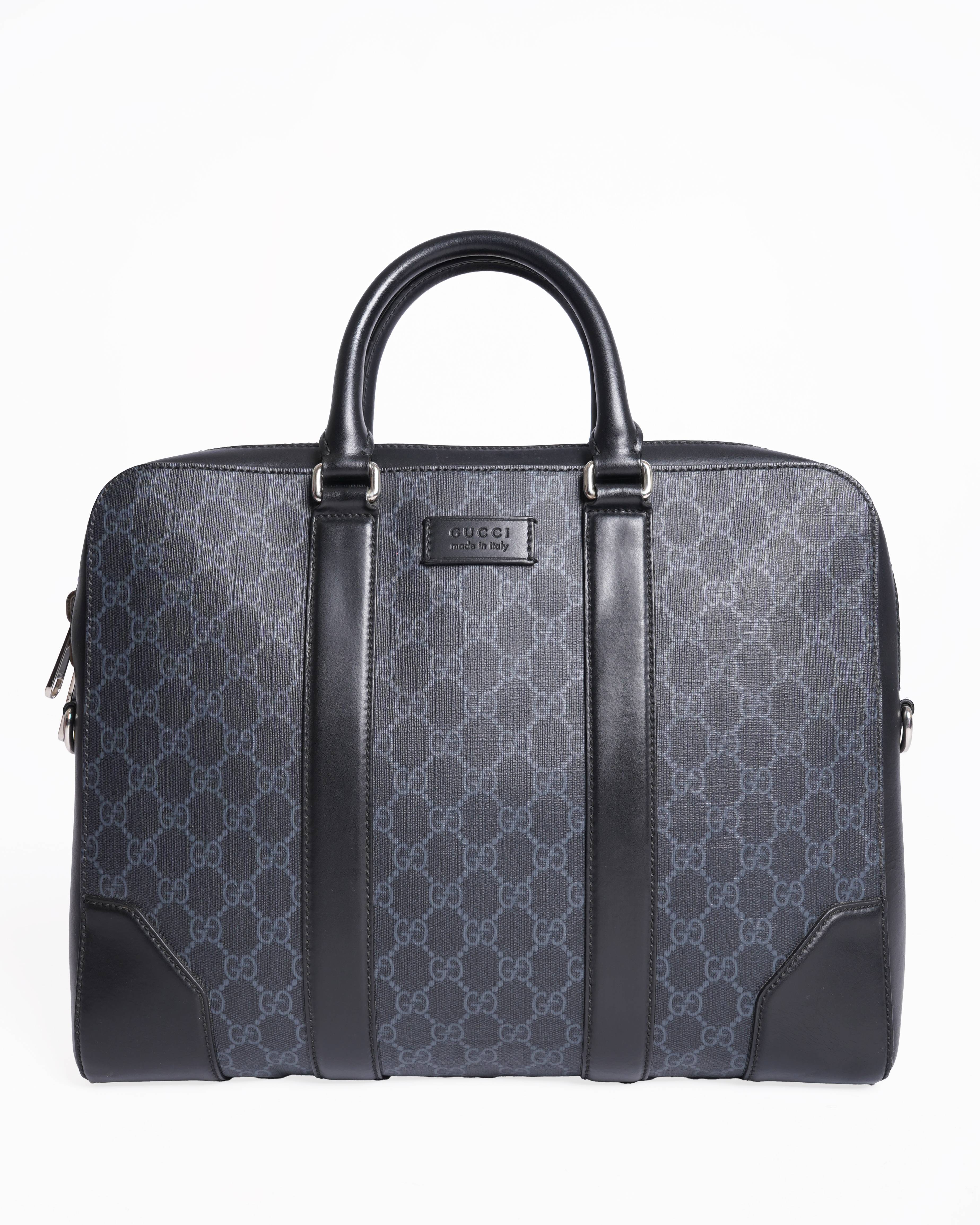 Gucci GG Black medium briefcase