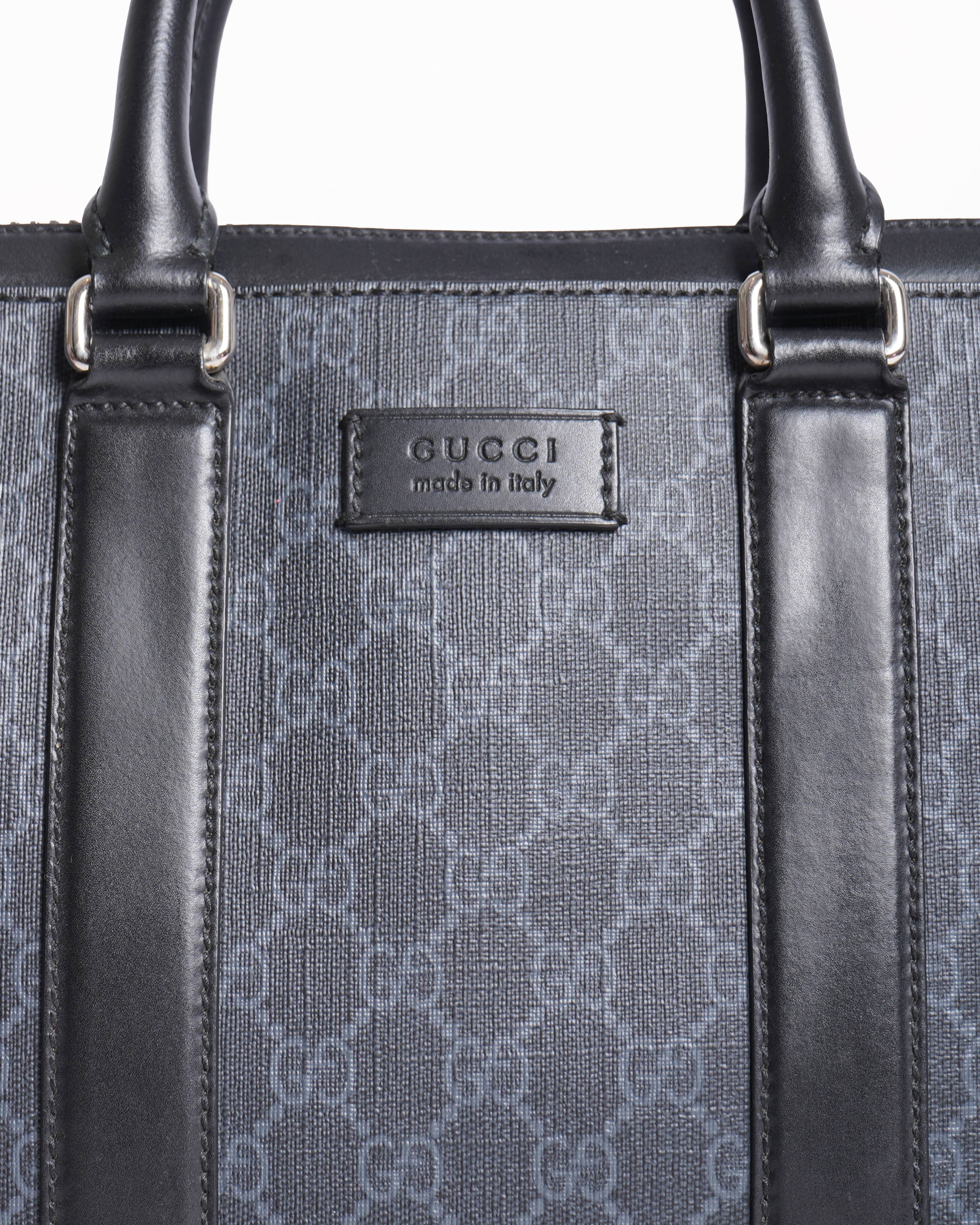Gucci GG Black medium briefcase