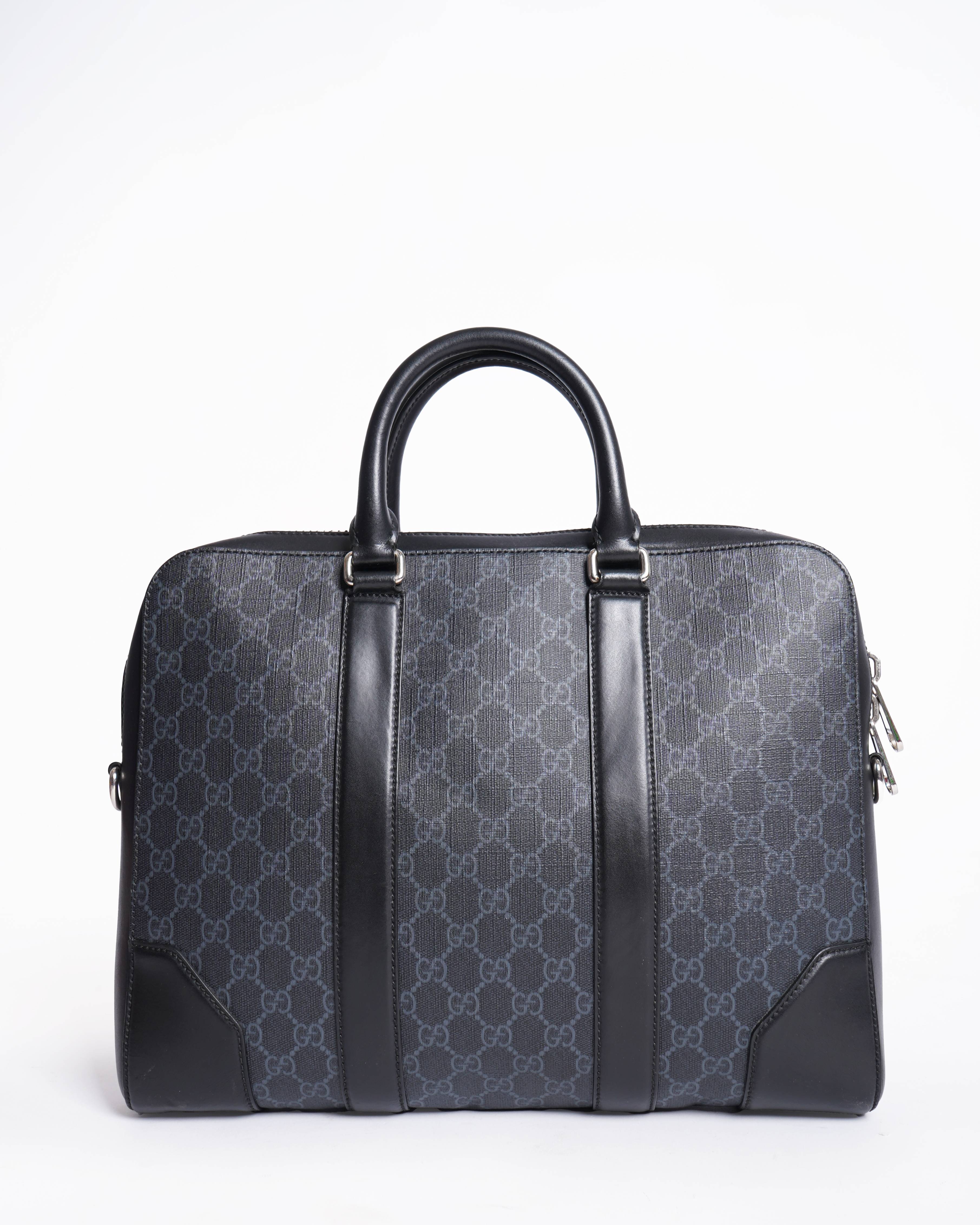 Gucci GG Black medium briefcase