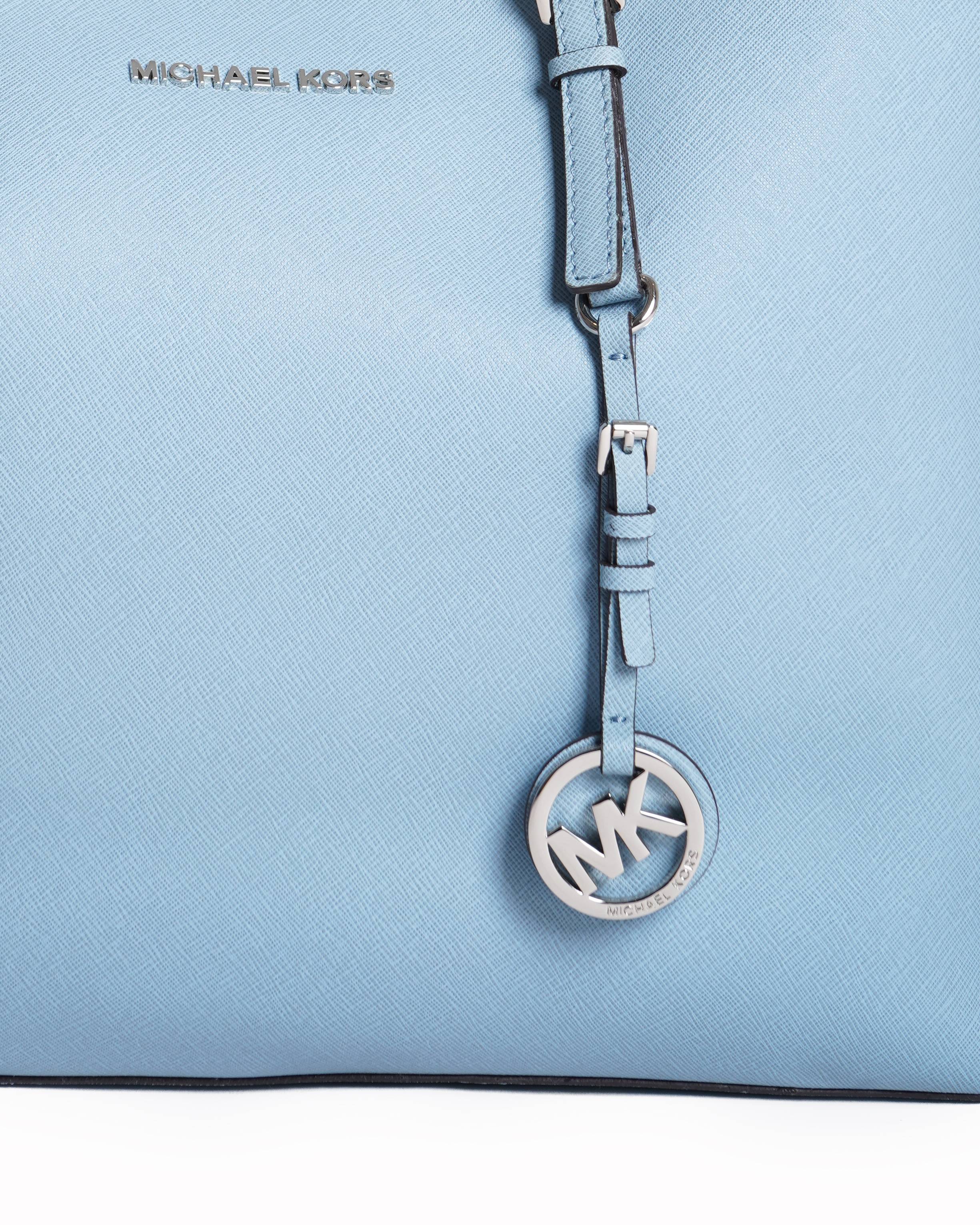 Michael Kors Light Blue Jet Set Tote Bag