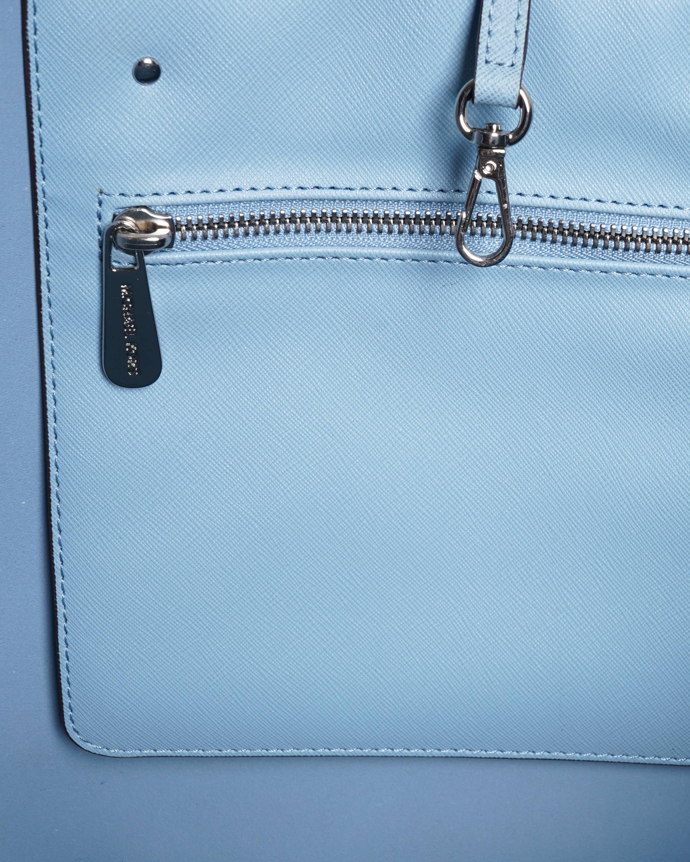 Michael Kors Light Blue Jet Set Tote Bag