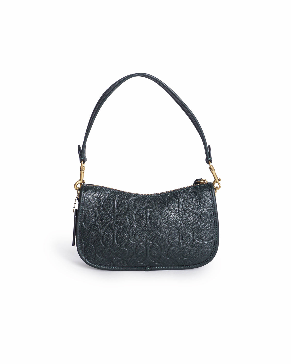 Coach Swinger Shoulder Bag in Signature Debossed Leather