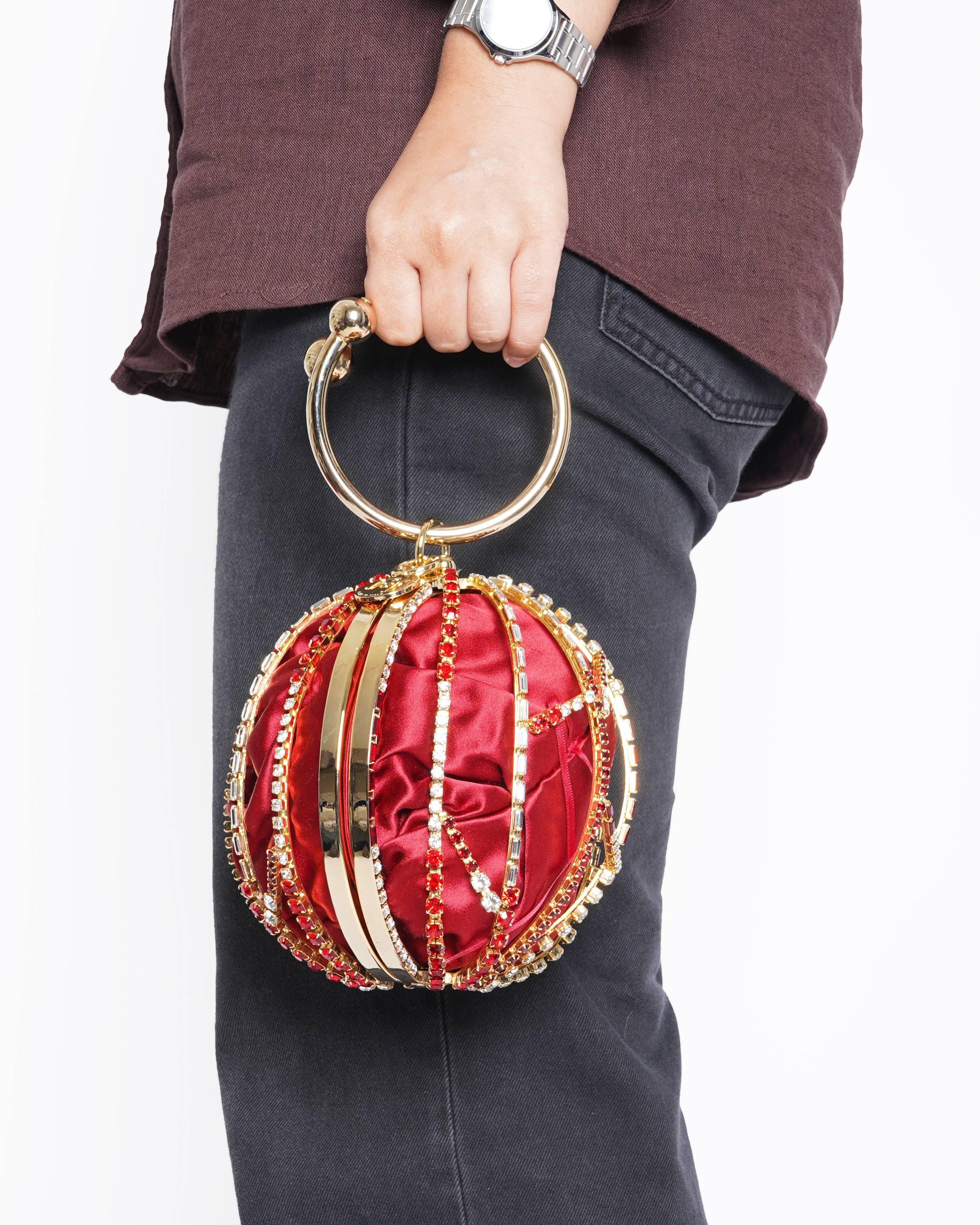 New Rosantica Chloe Clutch In Red