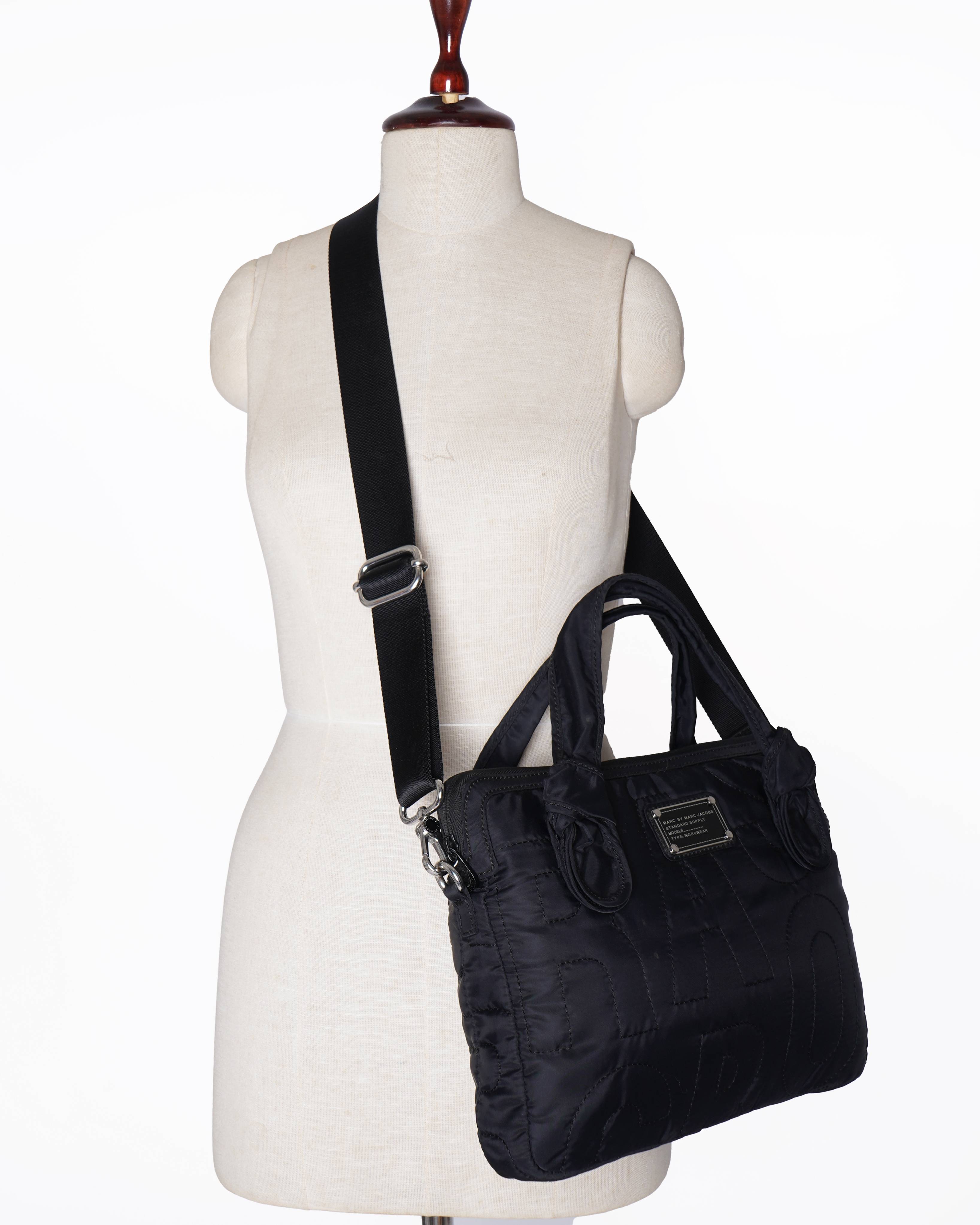 Marc By Marc Jacobs Black Nylon Laptop Bag