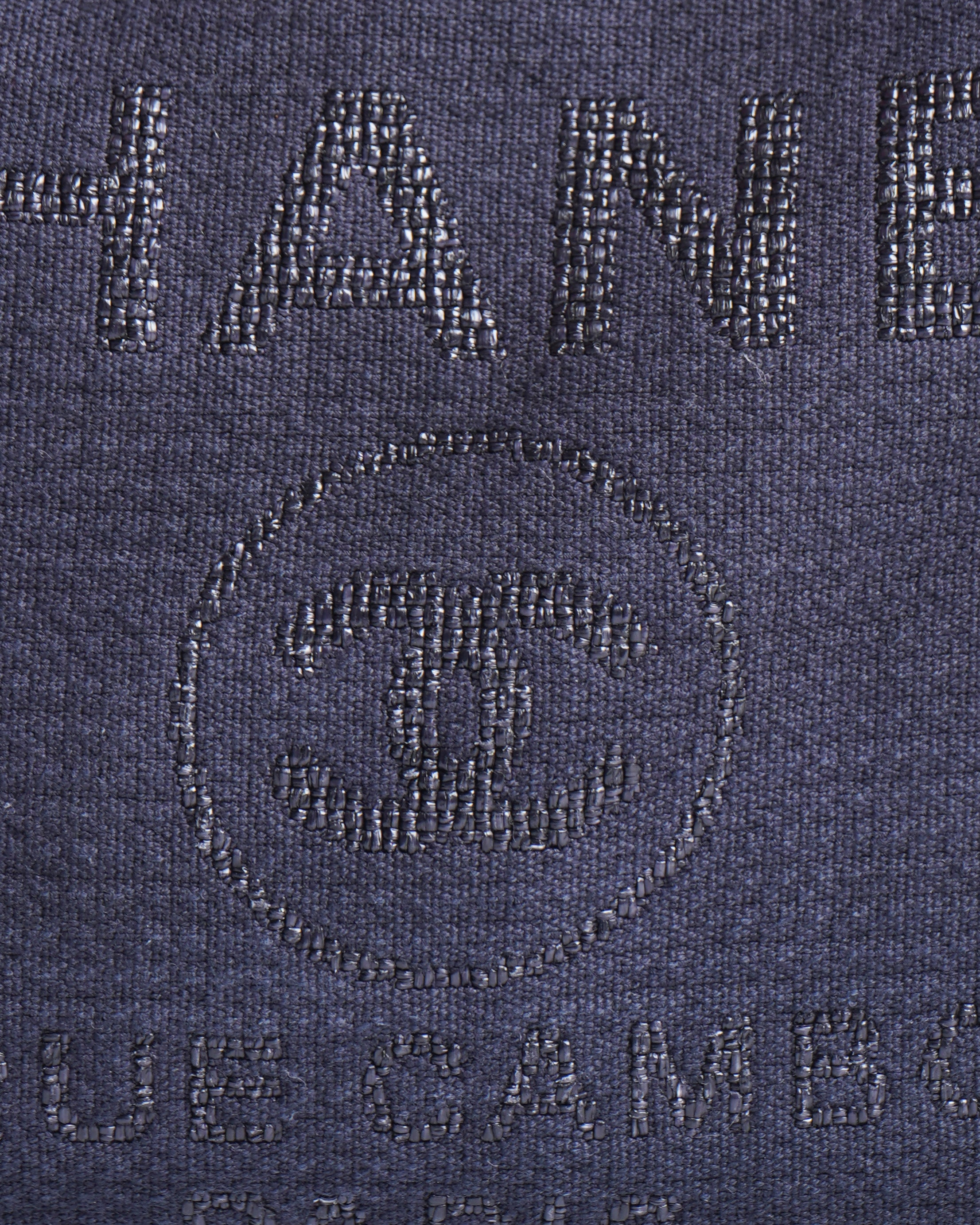 Chanel deauville bowling bag in blue