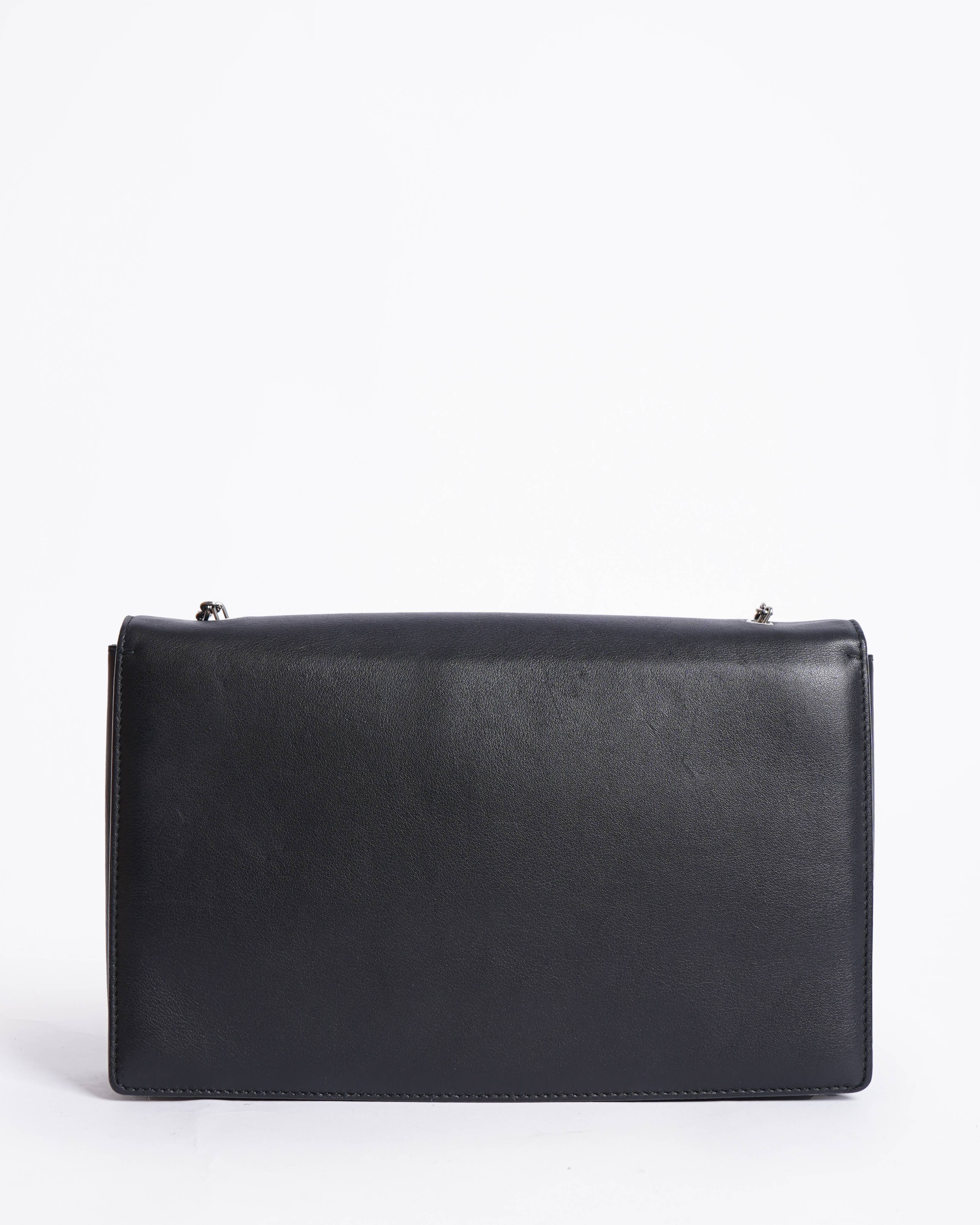 Salvatore ferragamo black ginny studded small crossbody bag