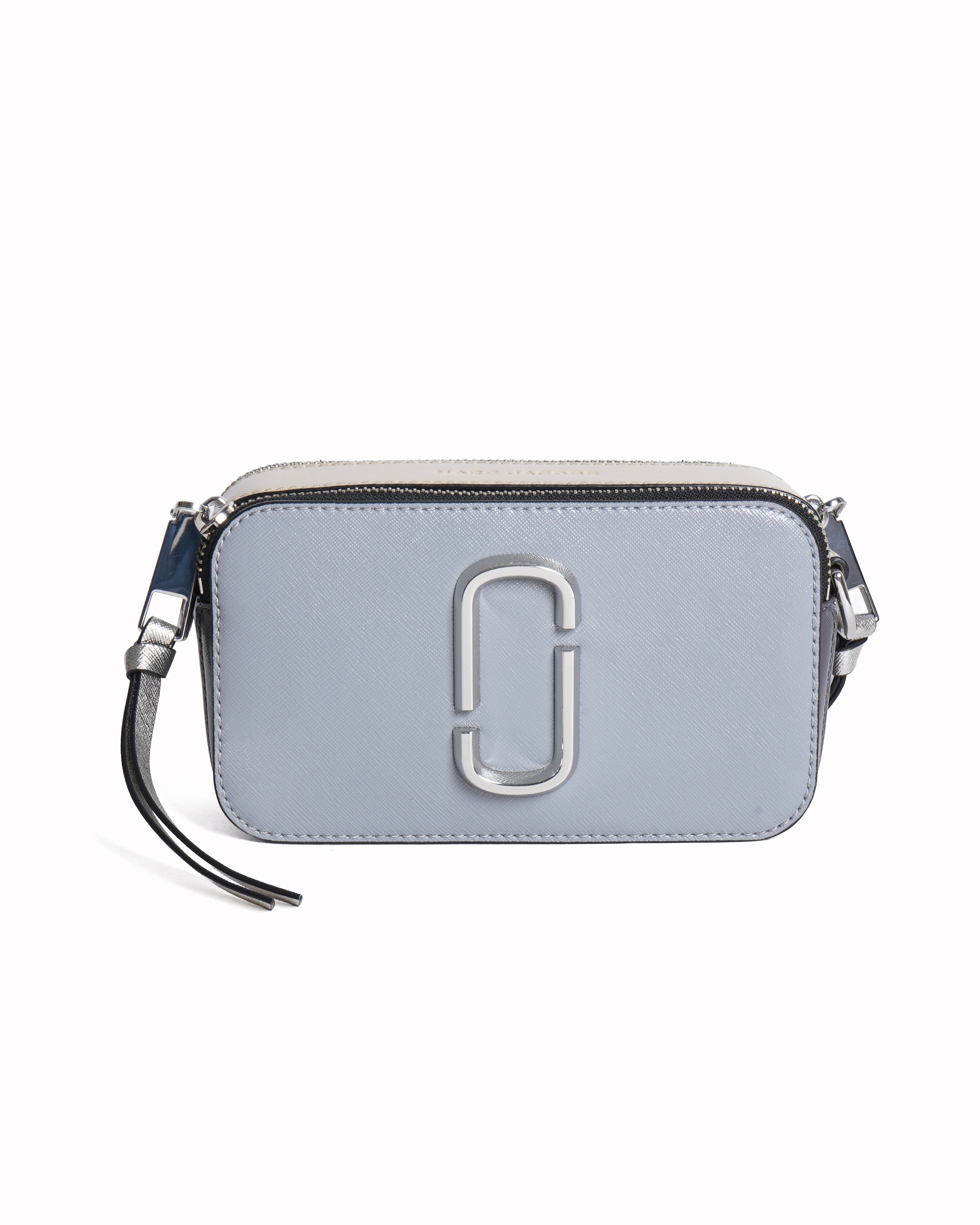 New Marc Jacobs snapshot crossbody bag in grey/beige