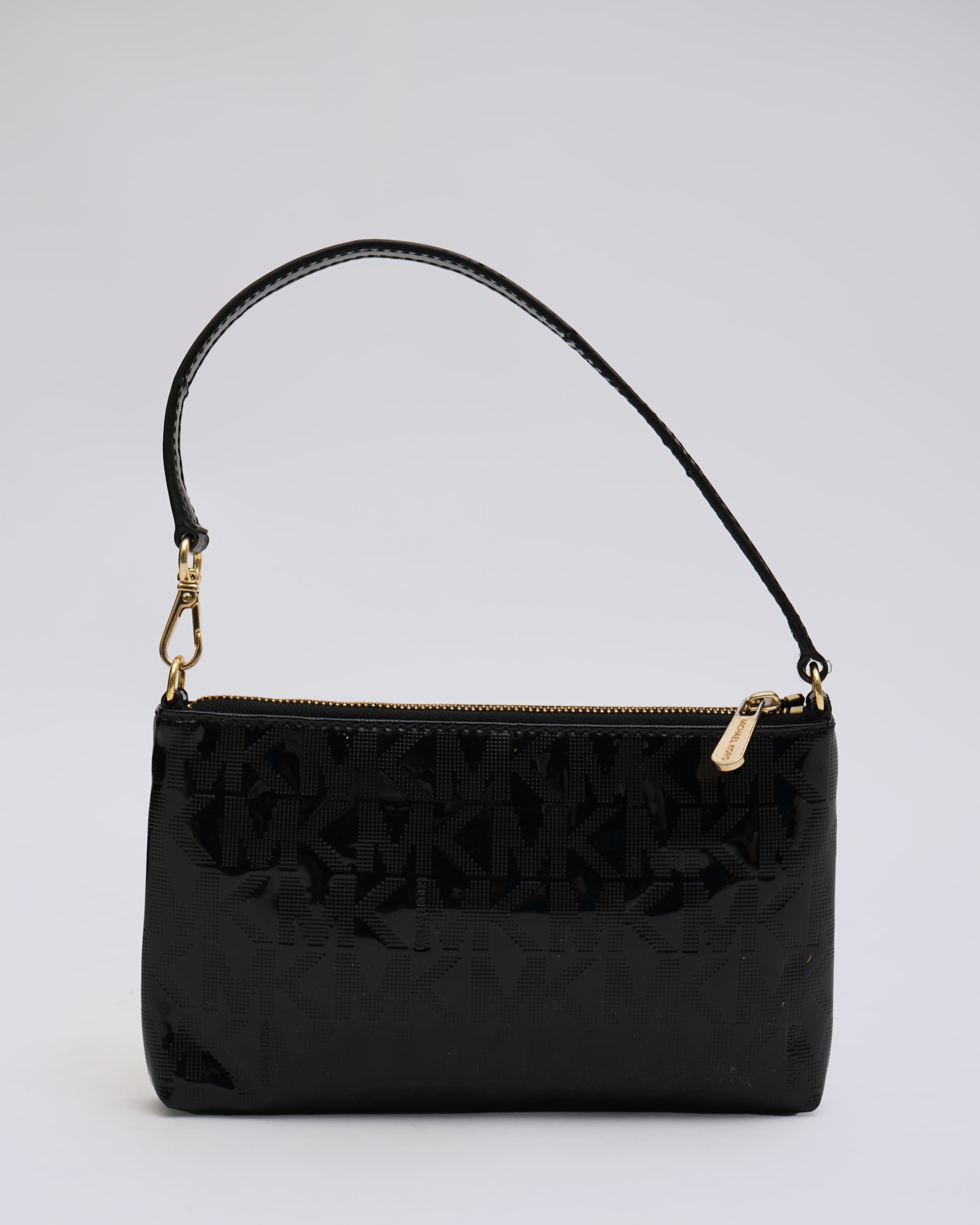 Michael Kors Monogram Black Mini Bag