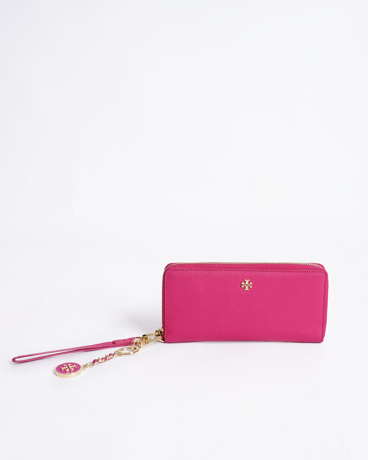 New Tory burch continental long wallet in pink