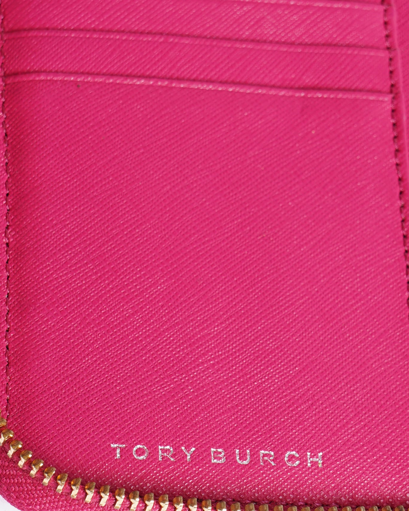 New Tory burch continental long wallet in pink