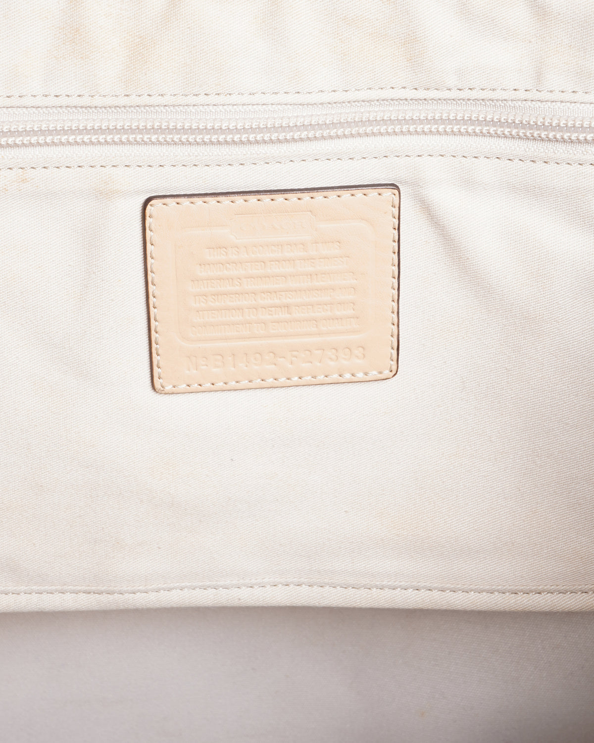 Coach Monogram Tote Bag