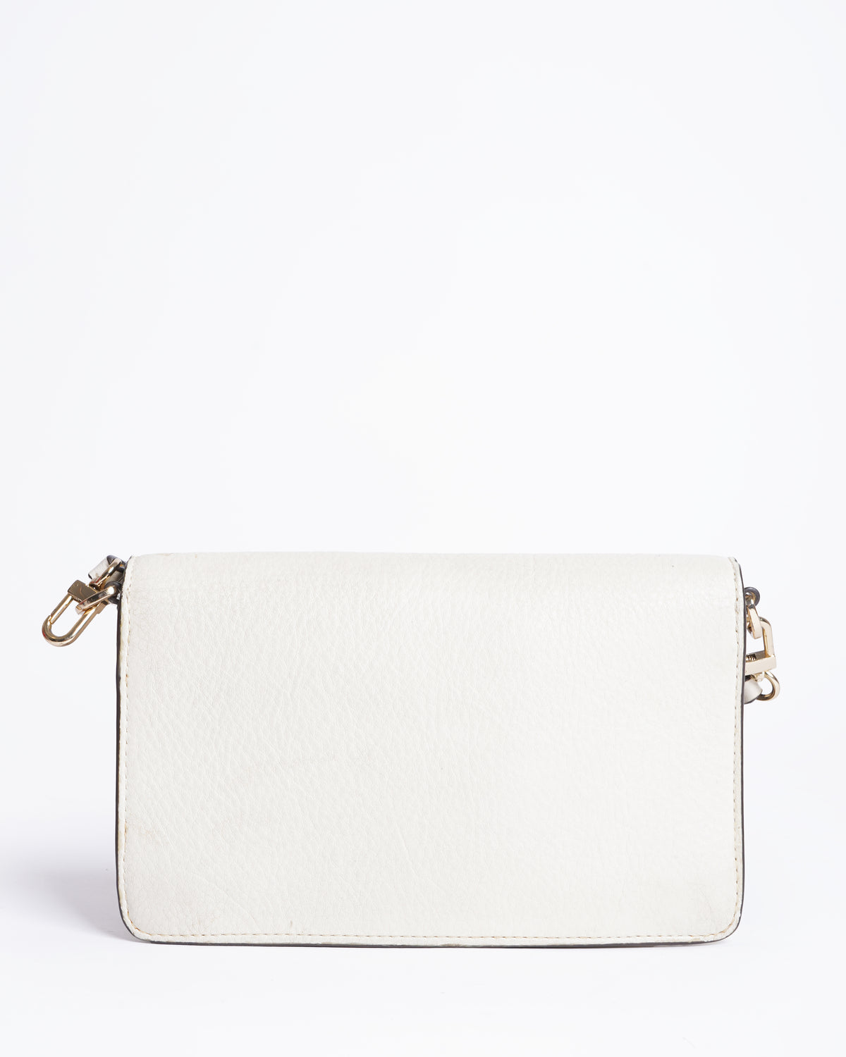 Tory burch white leather crossbody bag
