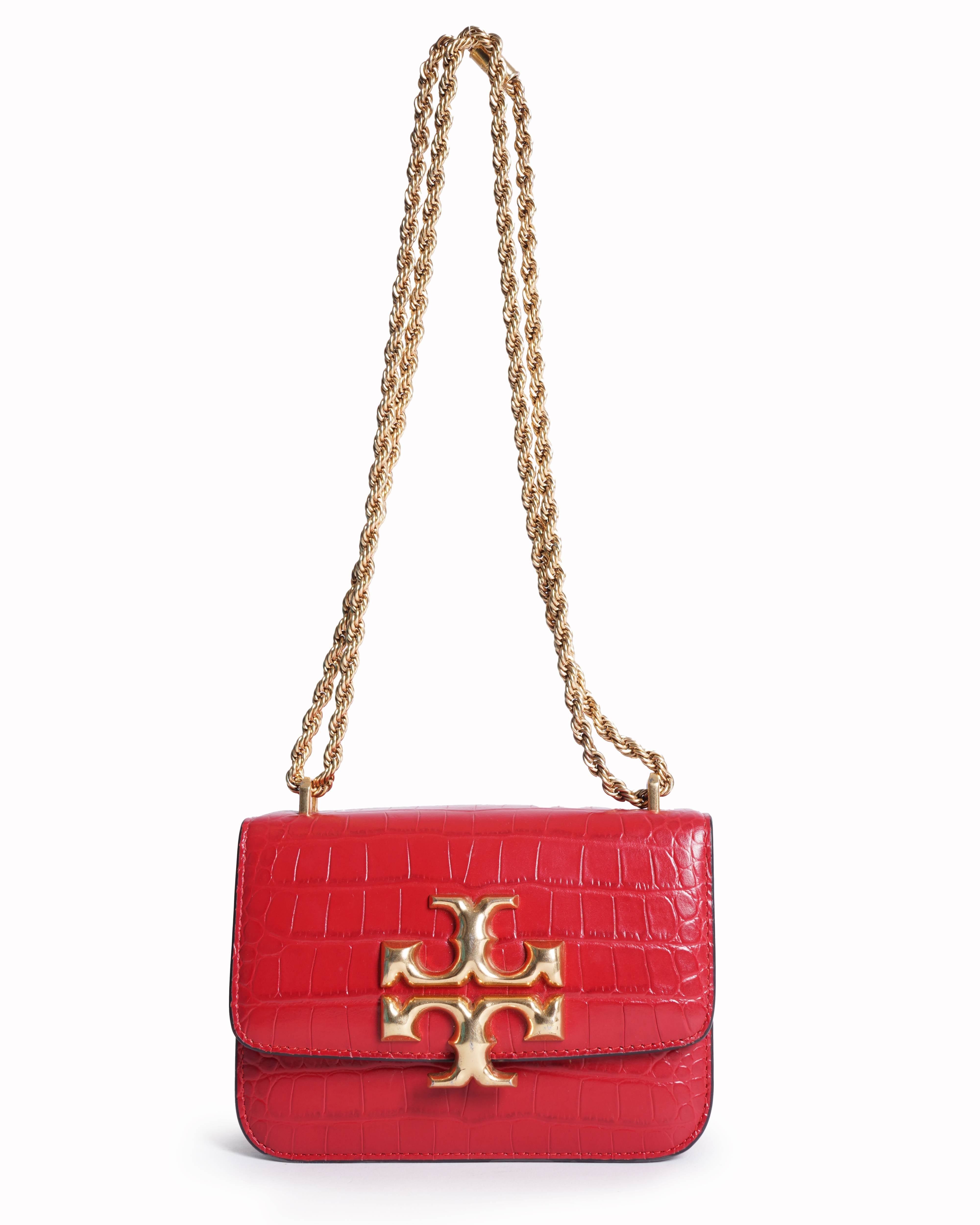 Tory Burch Eleanor Small Embossed Leather Crossbody