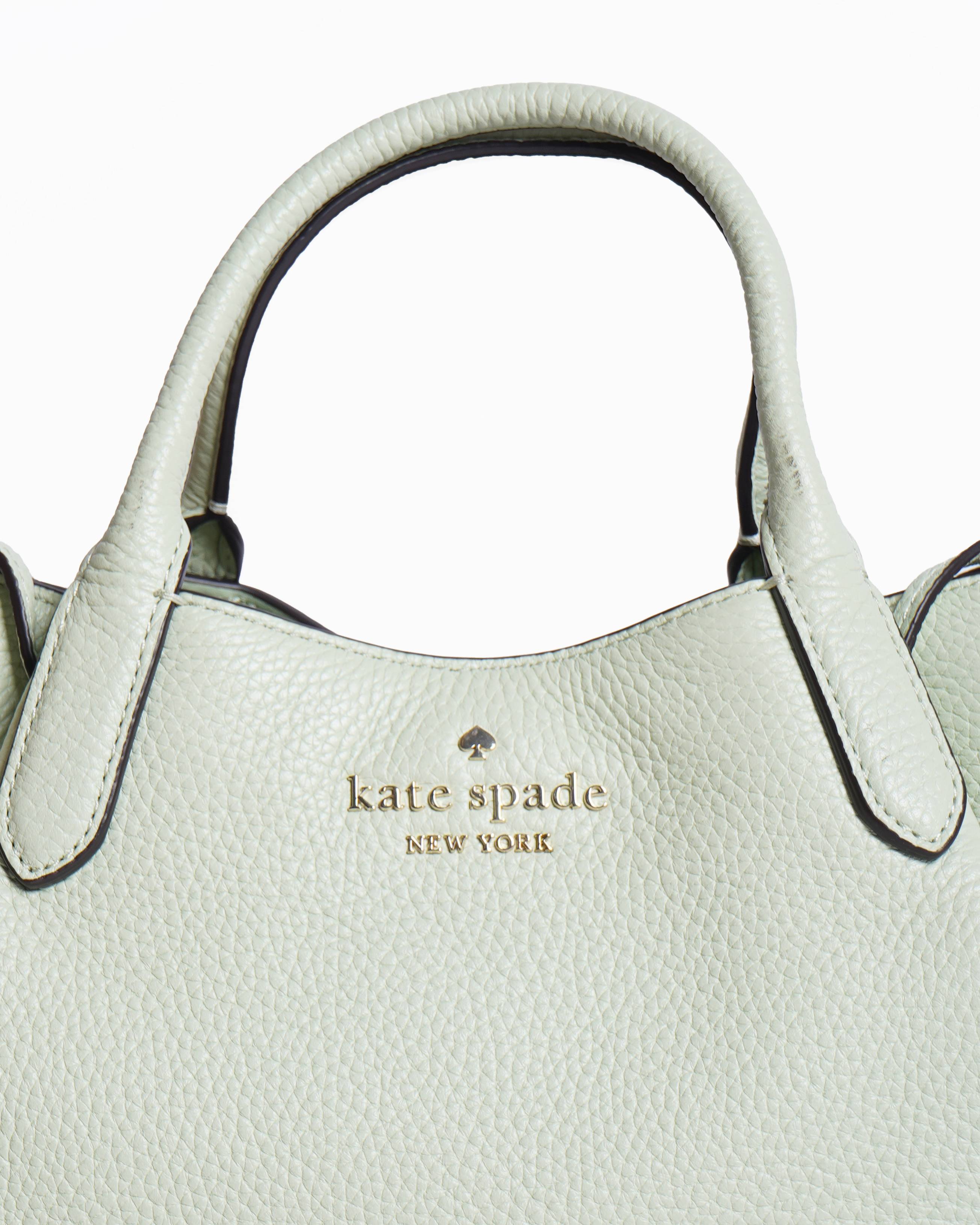 New Kate Spade 
pebbled leather satchel bag