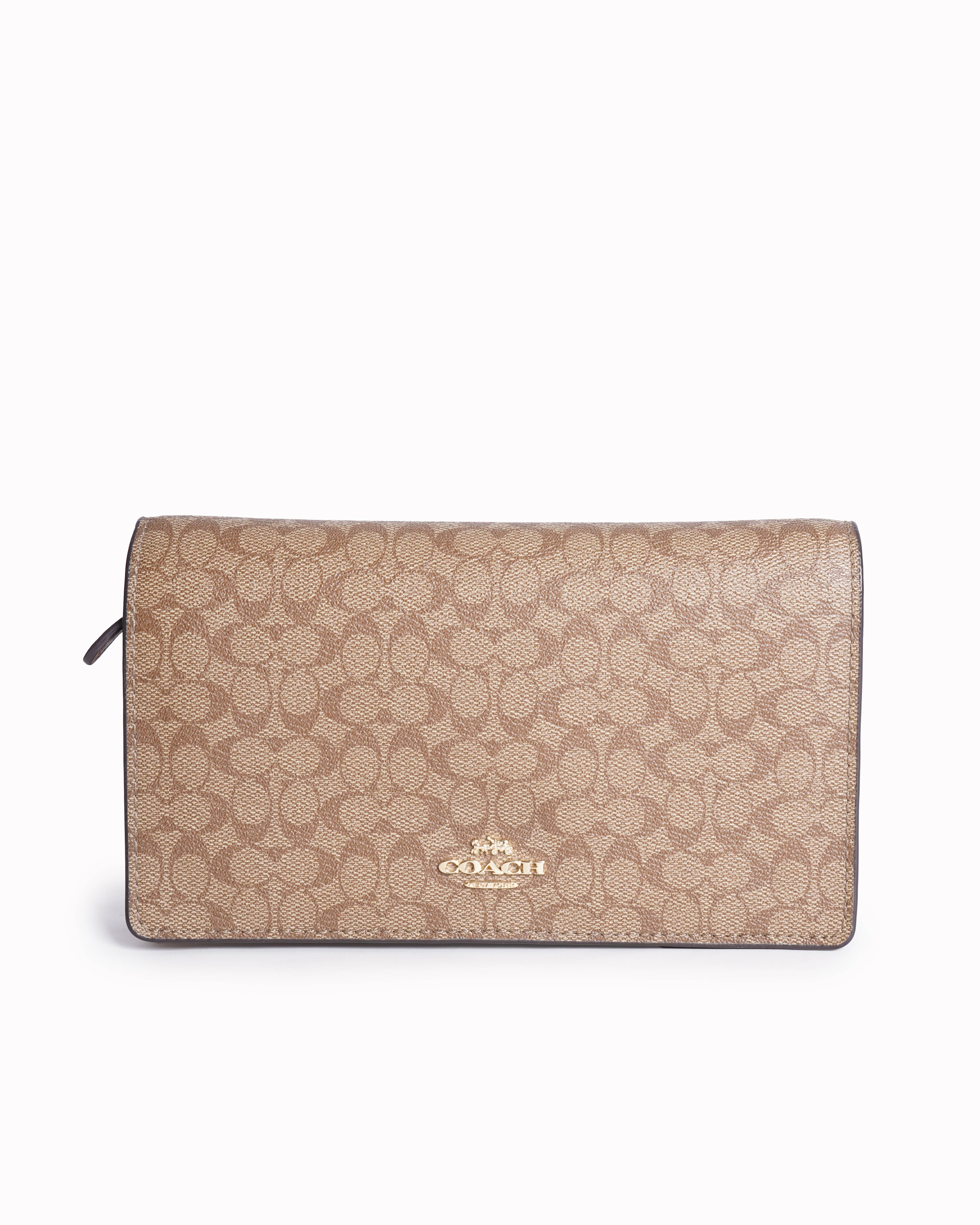 Coach Anna Foldover Crossbody Clutch With card holder