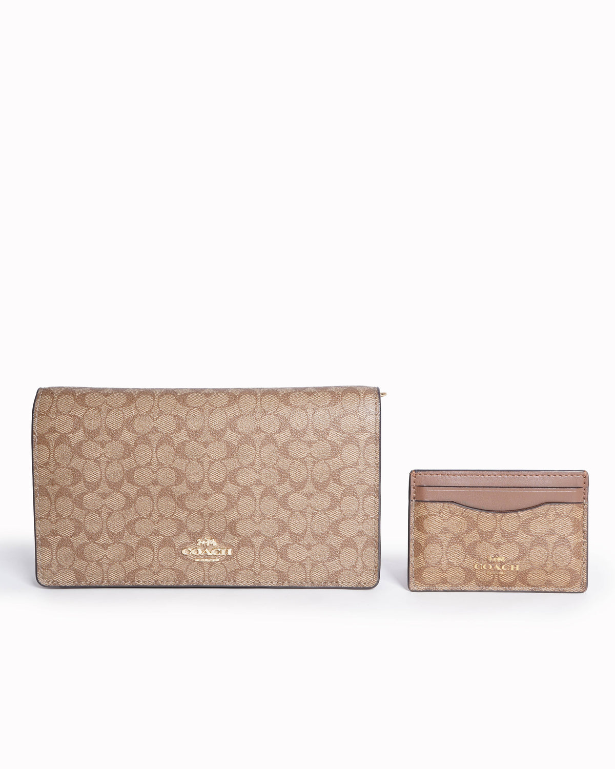 Coach Anna Foldover Crossbody Clutch With card holder