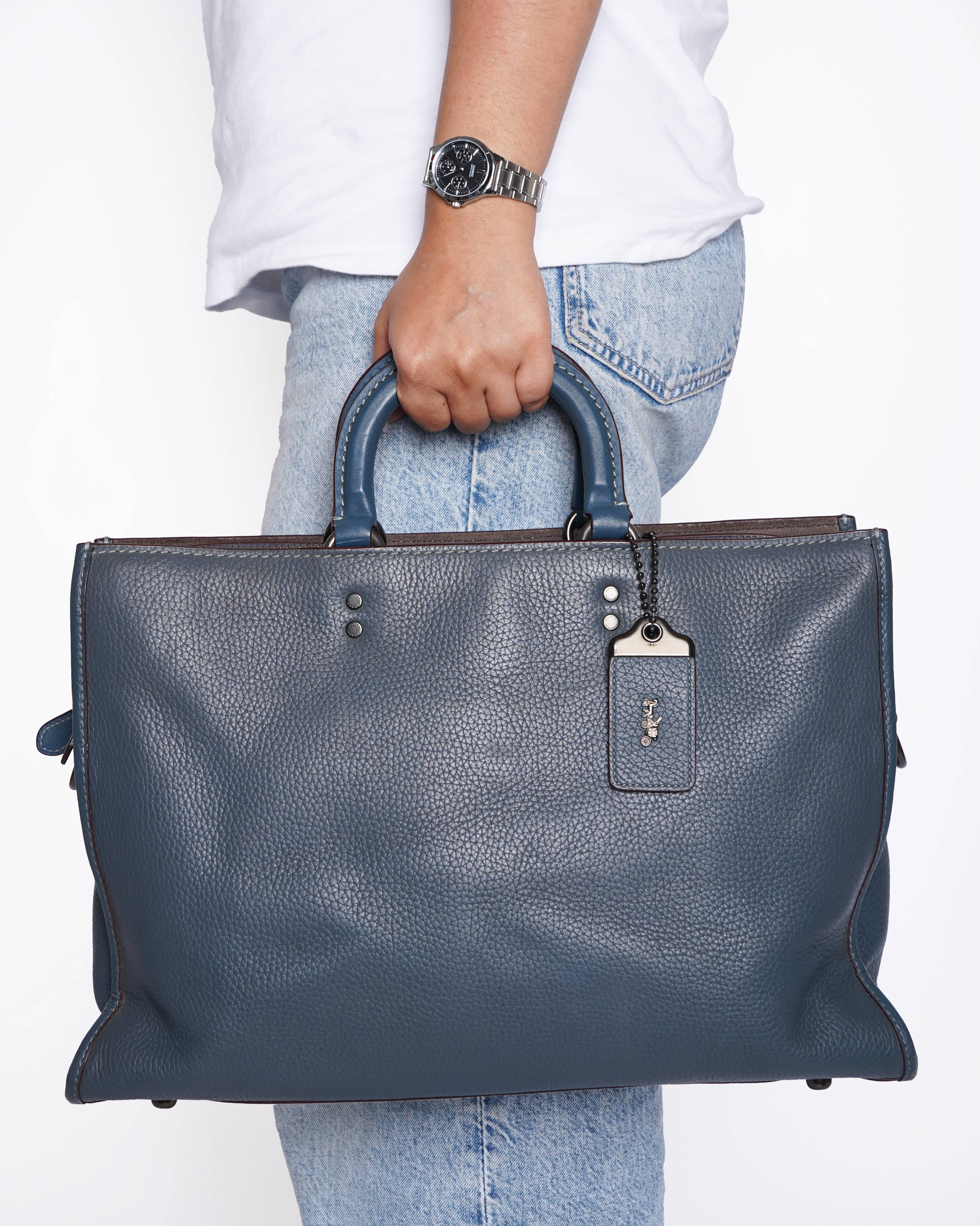 Coach Rogue Brief Messenger Laptop Bag with Detachable Strap