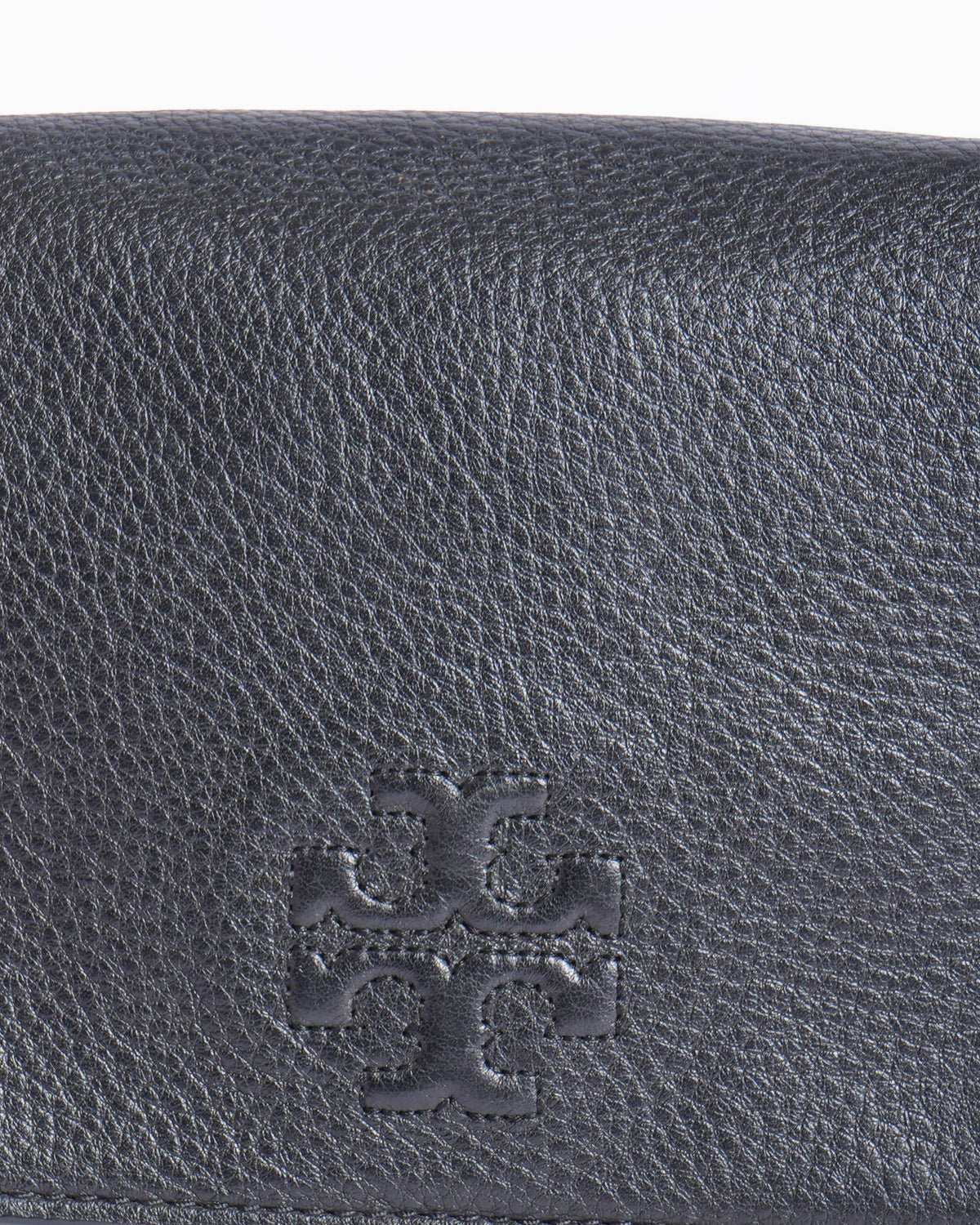 Tory burch black leather crossbody bag