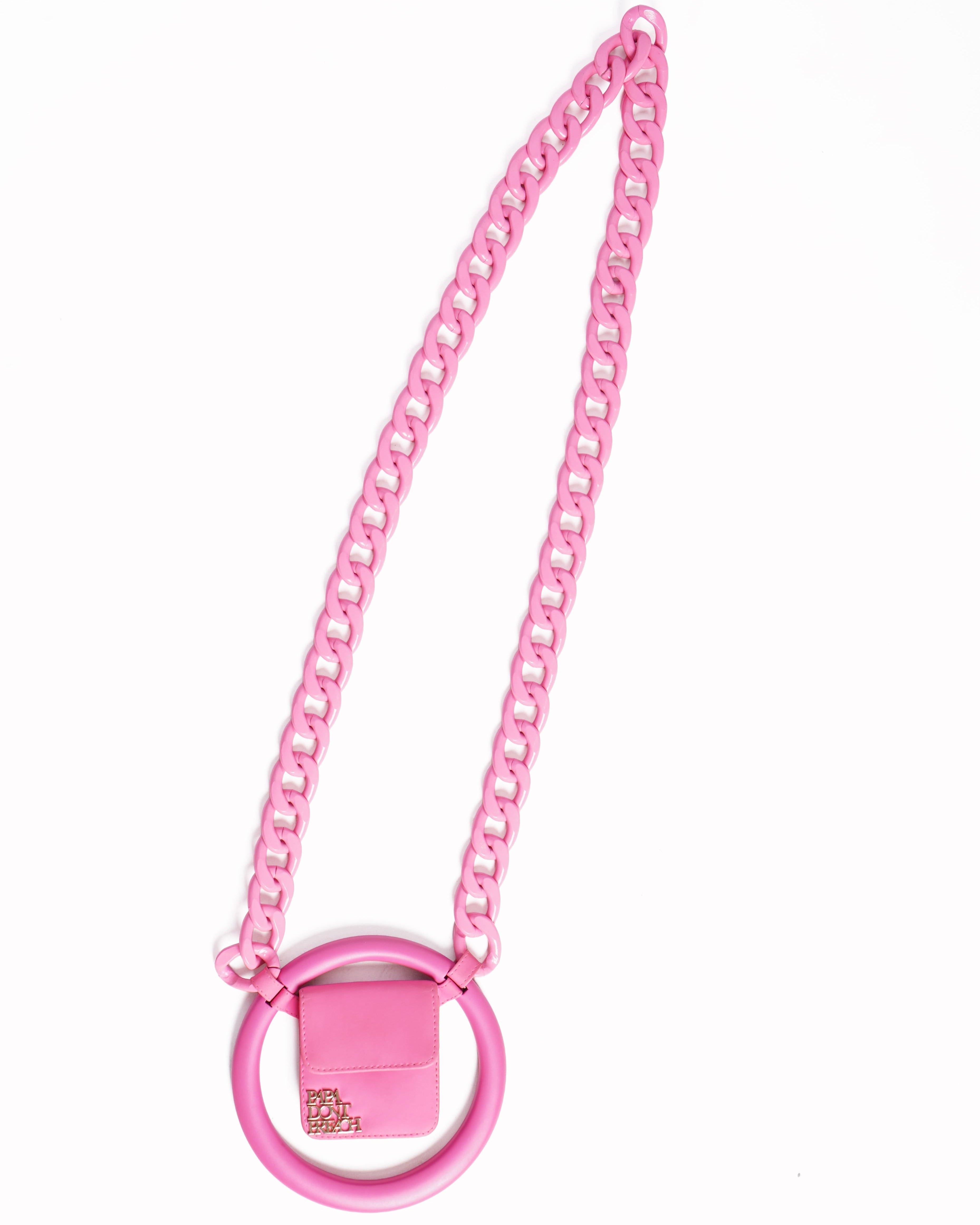 Papa Don't Preach Spidey Crossbody In Pink
