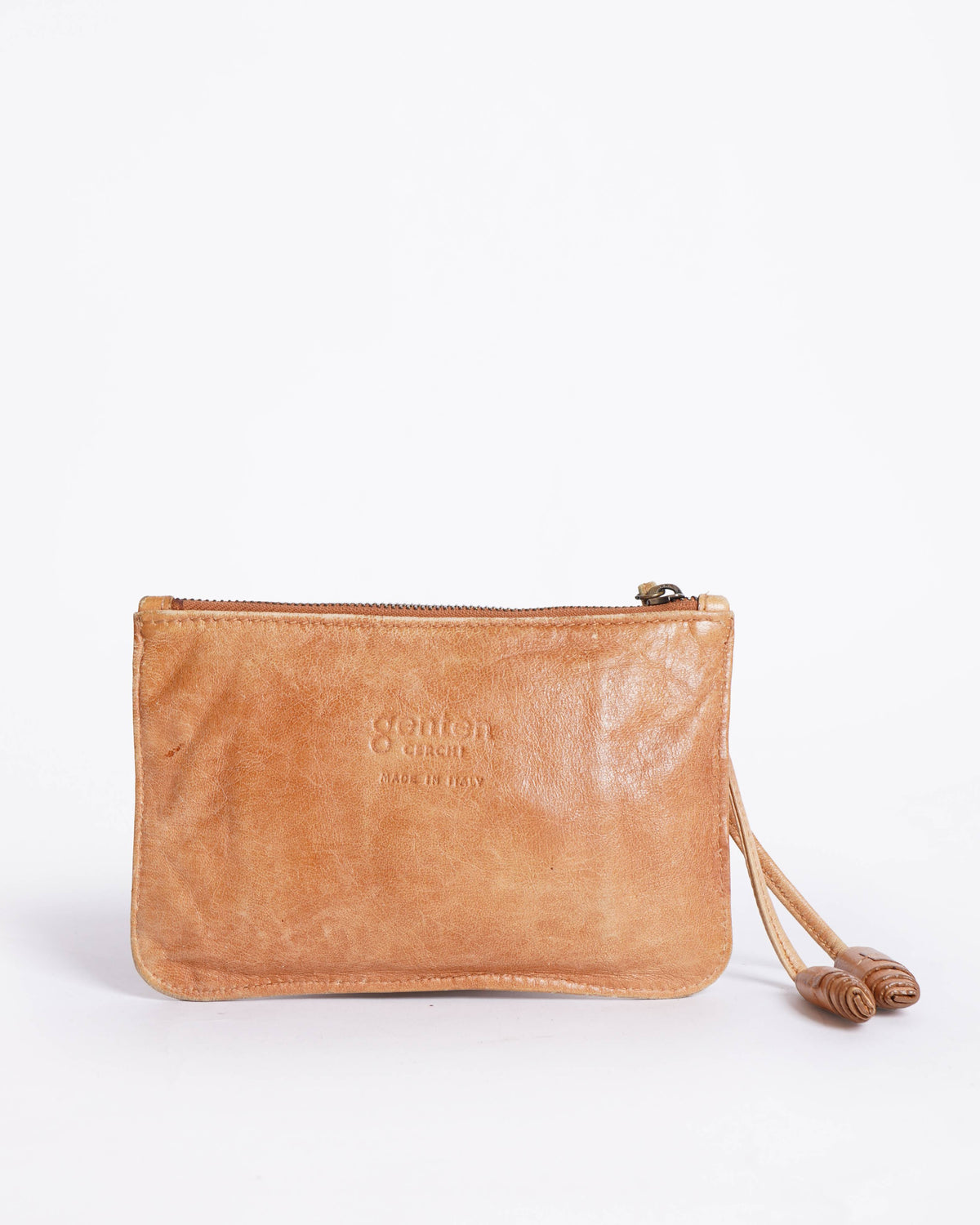 Genten bag cerchi leather clutch