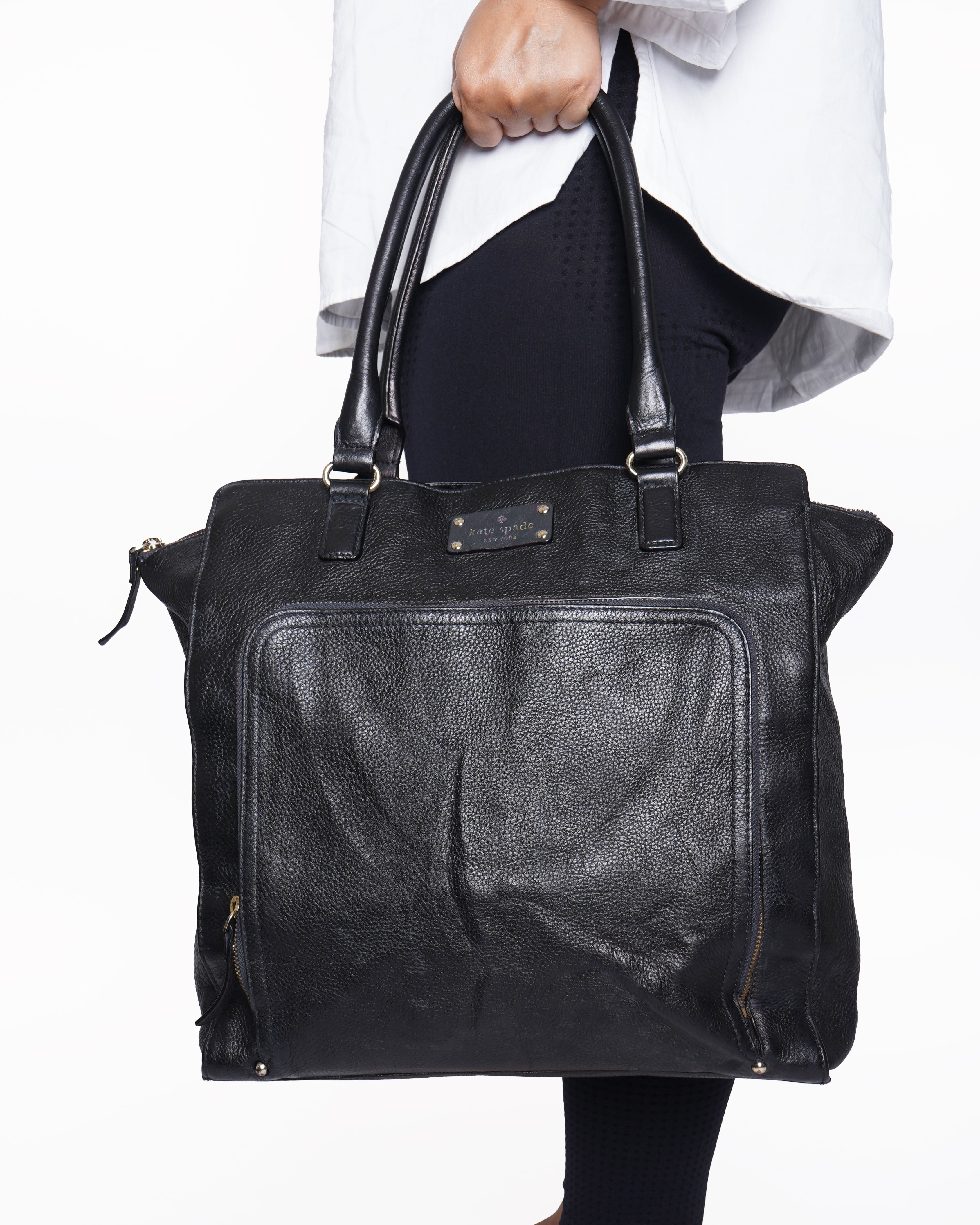 Kate Spade Fernrose Baxter Street Shoulder Tote Bag Purse