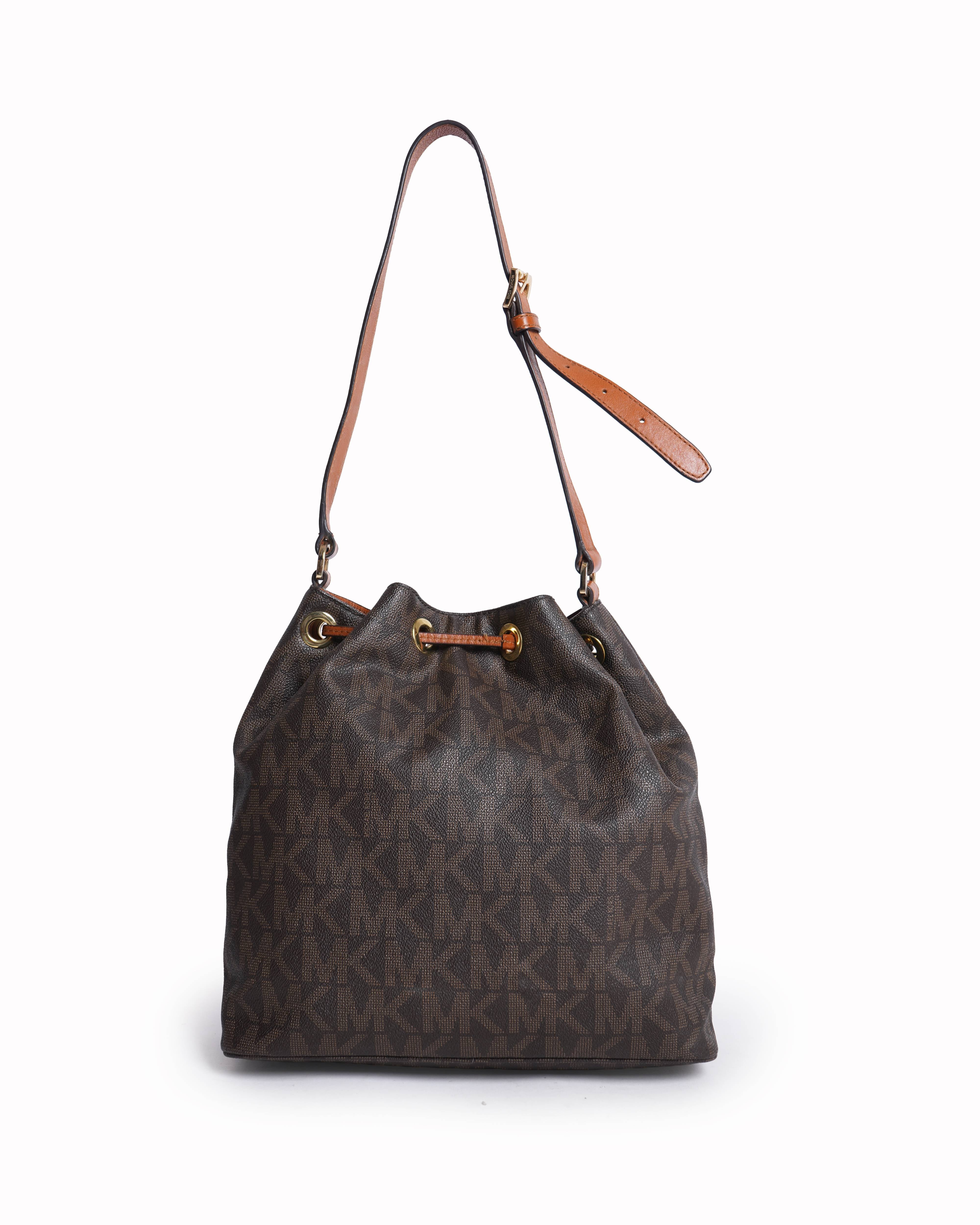 Michael Kors Brown Bucket Bag