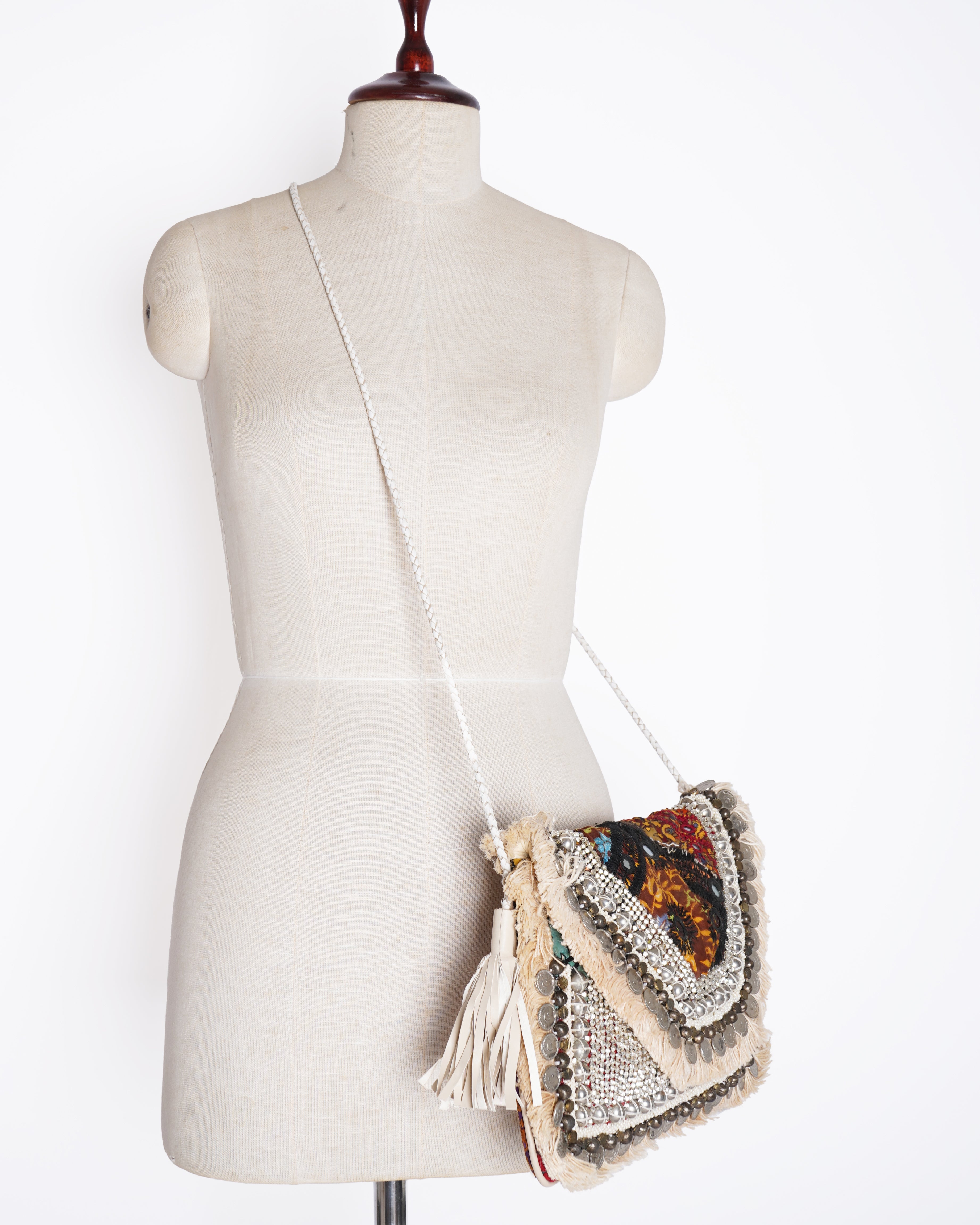 Vipul Shah Embroidered Shoulder Bag