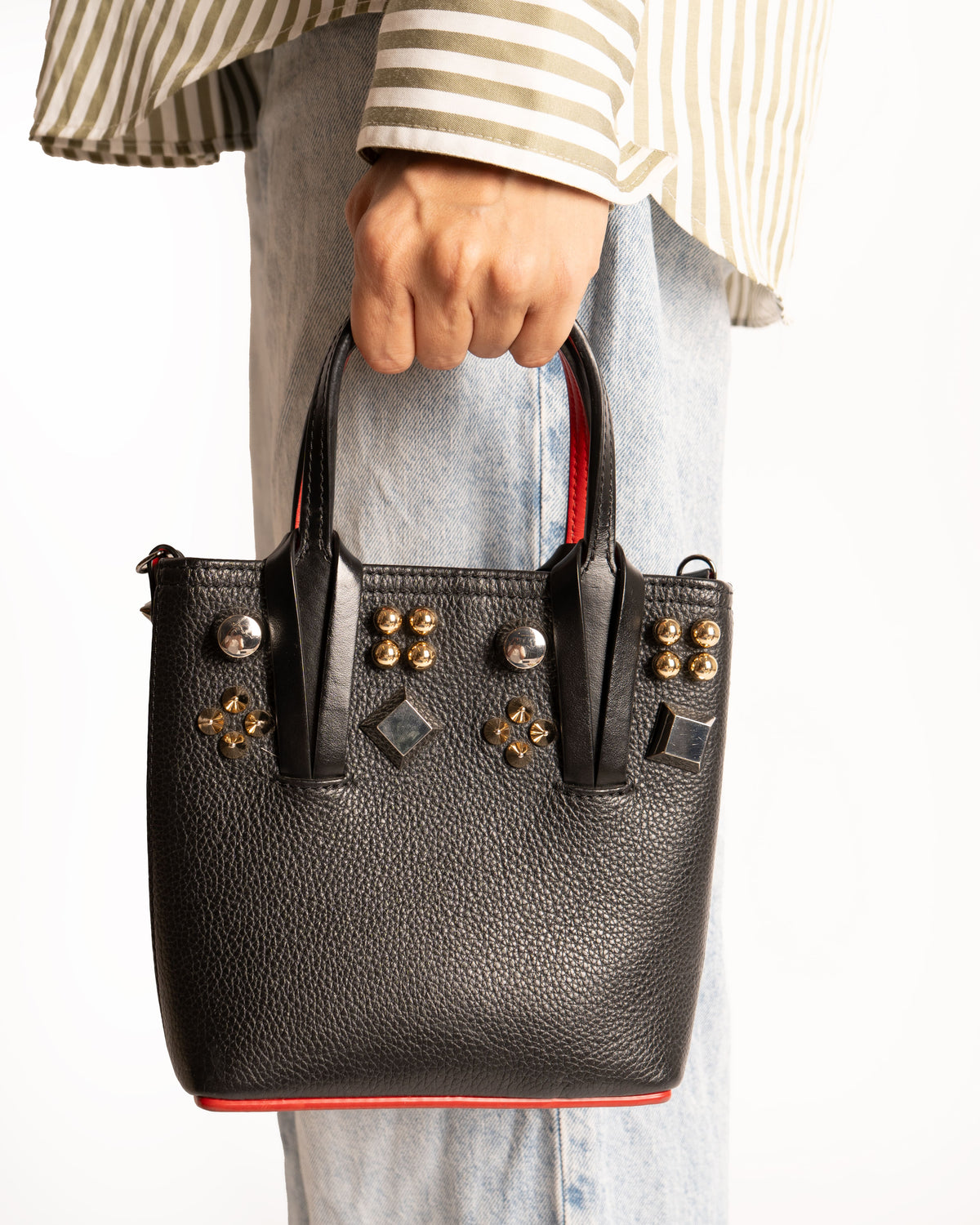 Christian Louboutin Mini Cabata in Black