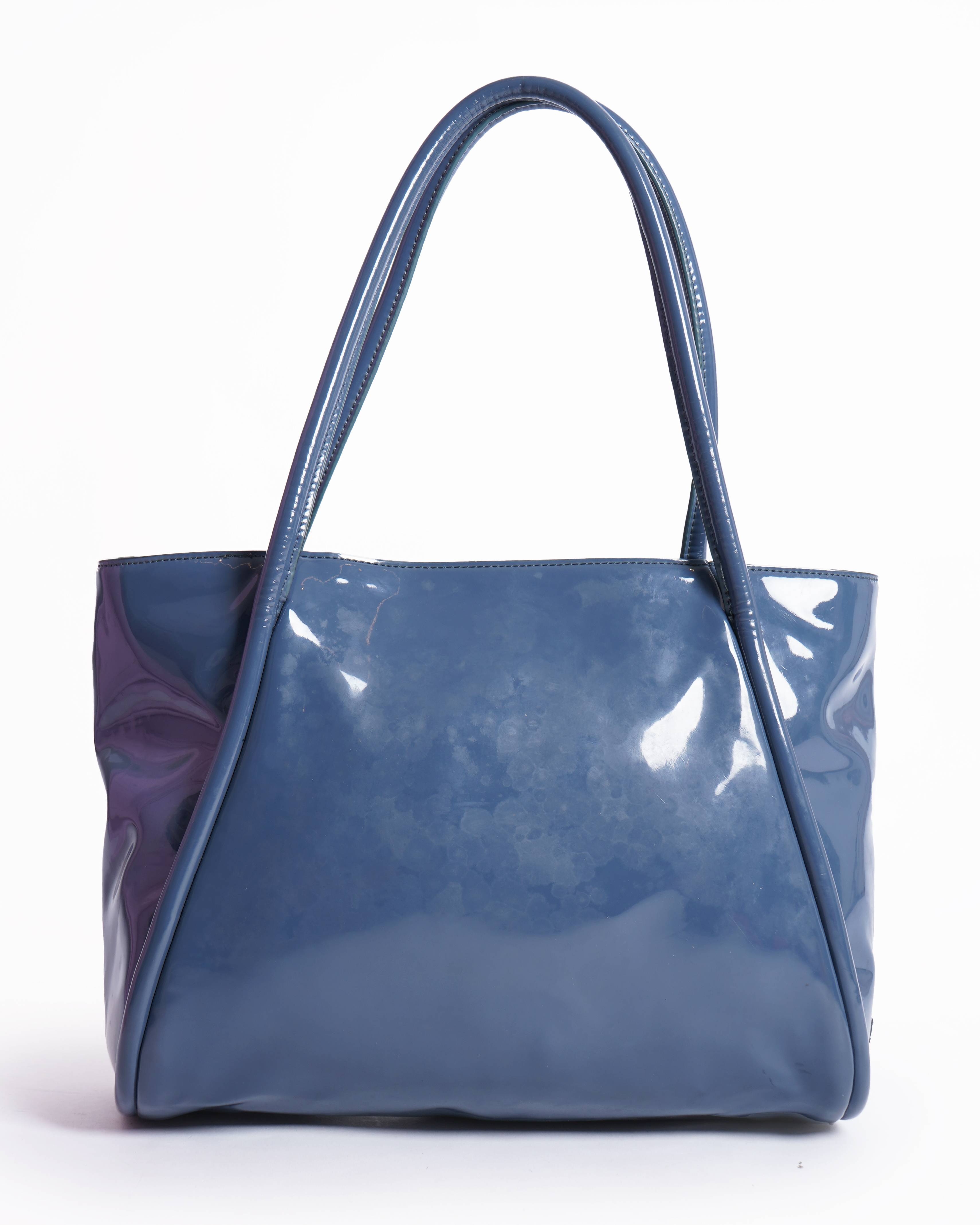 Armani Exchange Glossy Tote Bag with Branding