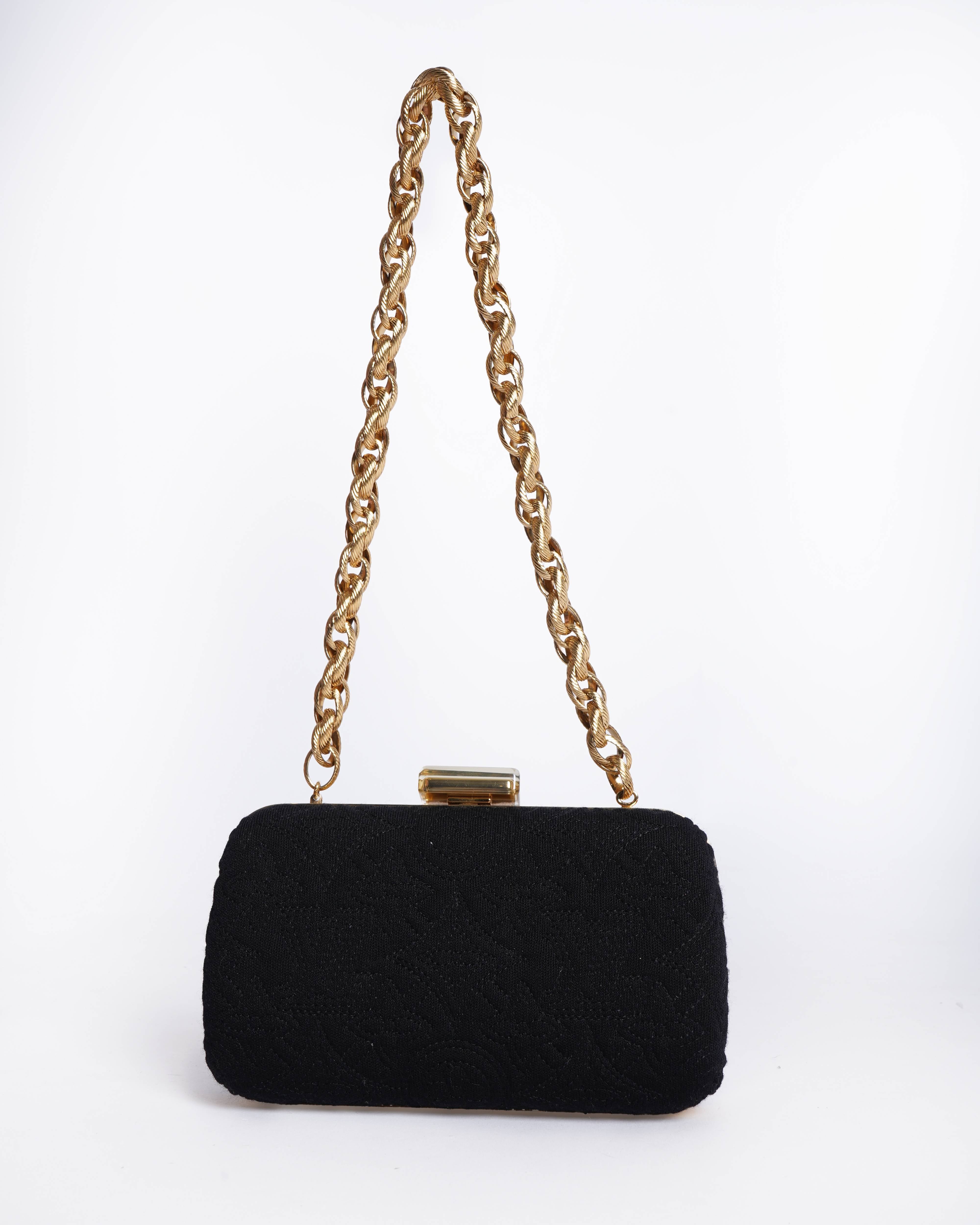 Louis Vuitton Limited Edition Noir Monogram Minaudiere Montard Clutch Bag