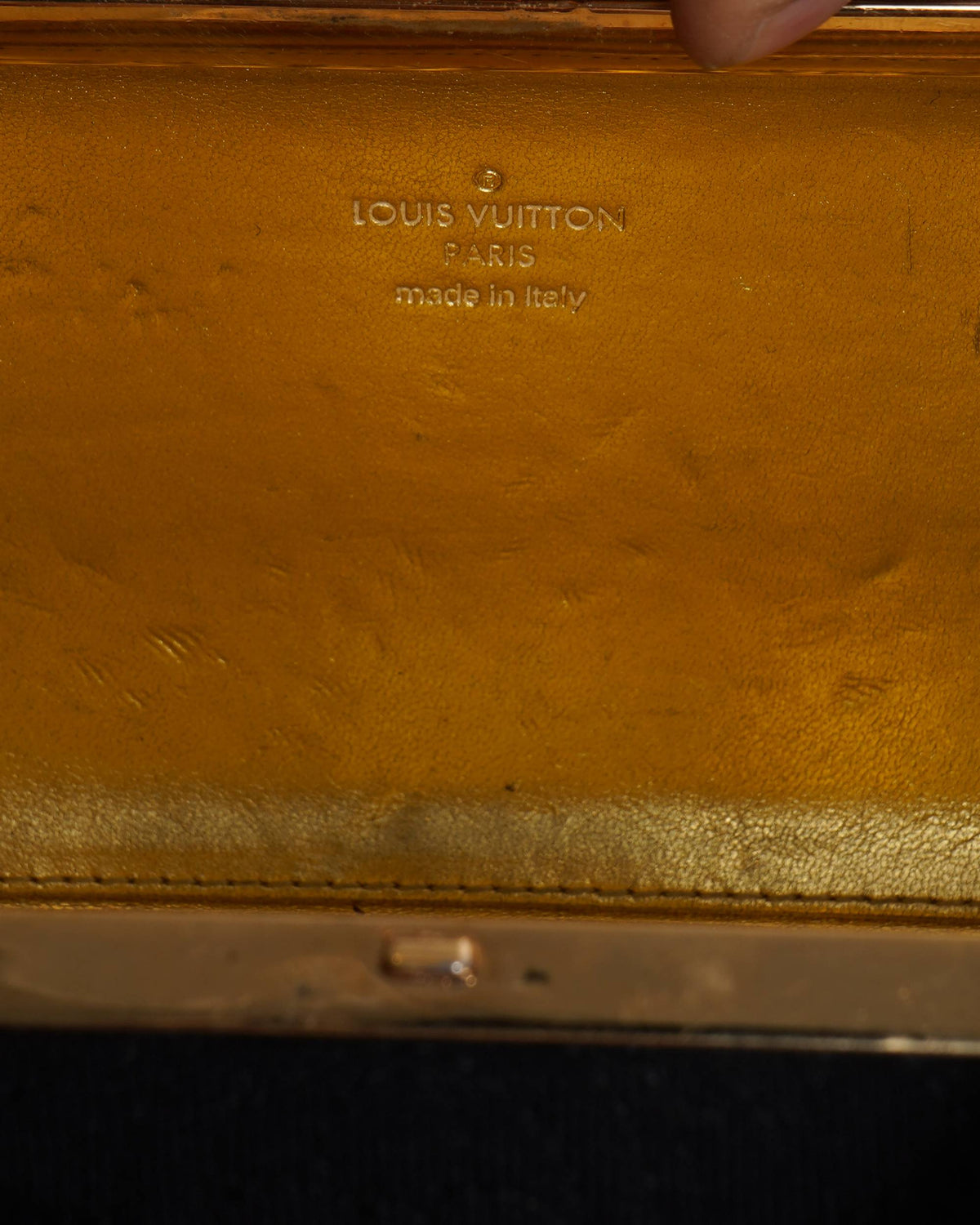 Louis Vuitton Limited Edition Noir Monogram Minaudiere Montard Clutch Bag