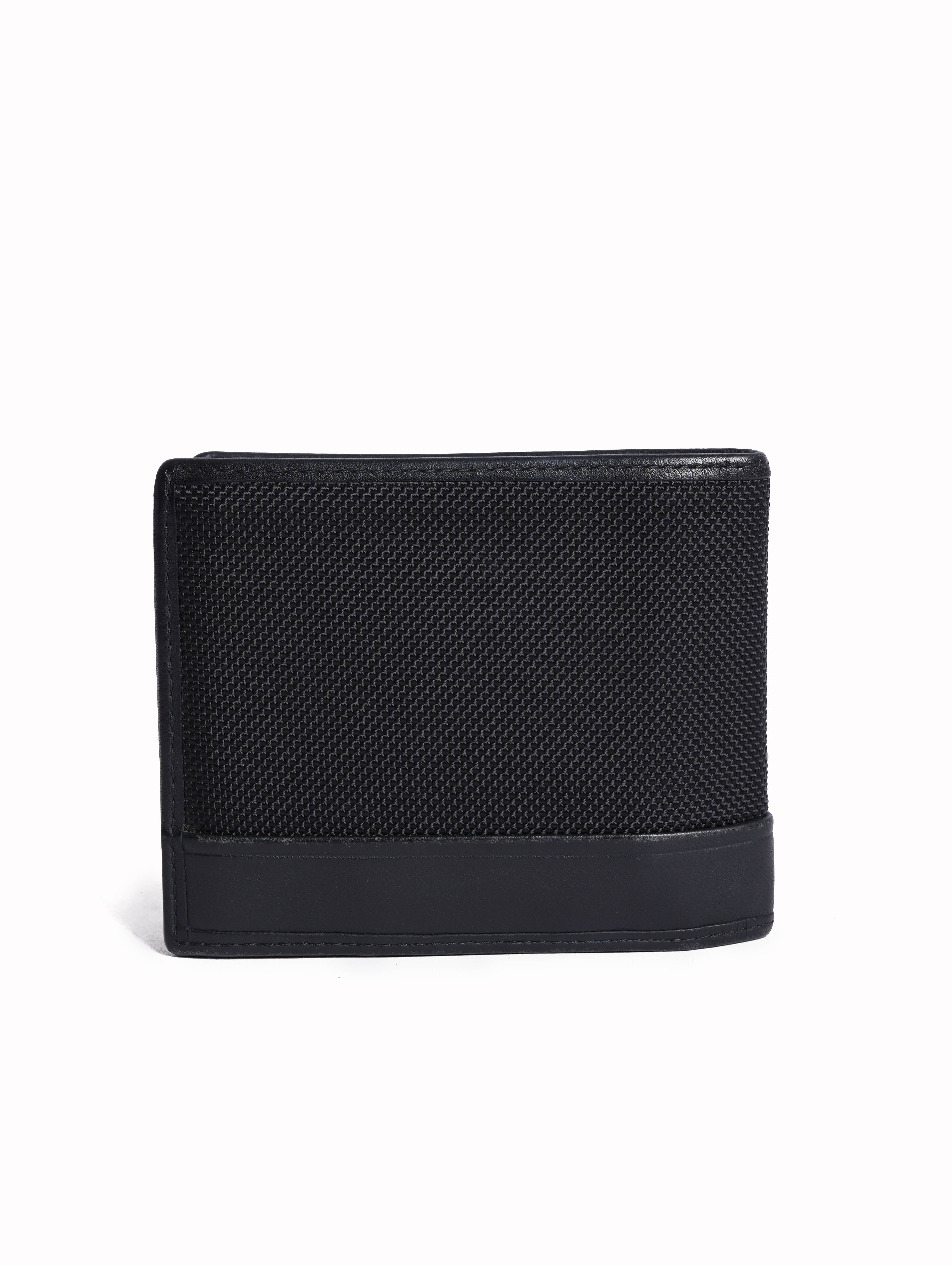 Tumi Ballistic Nylon and Leather Bifold Wallet
