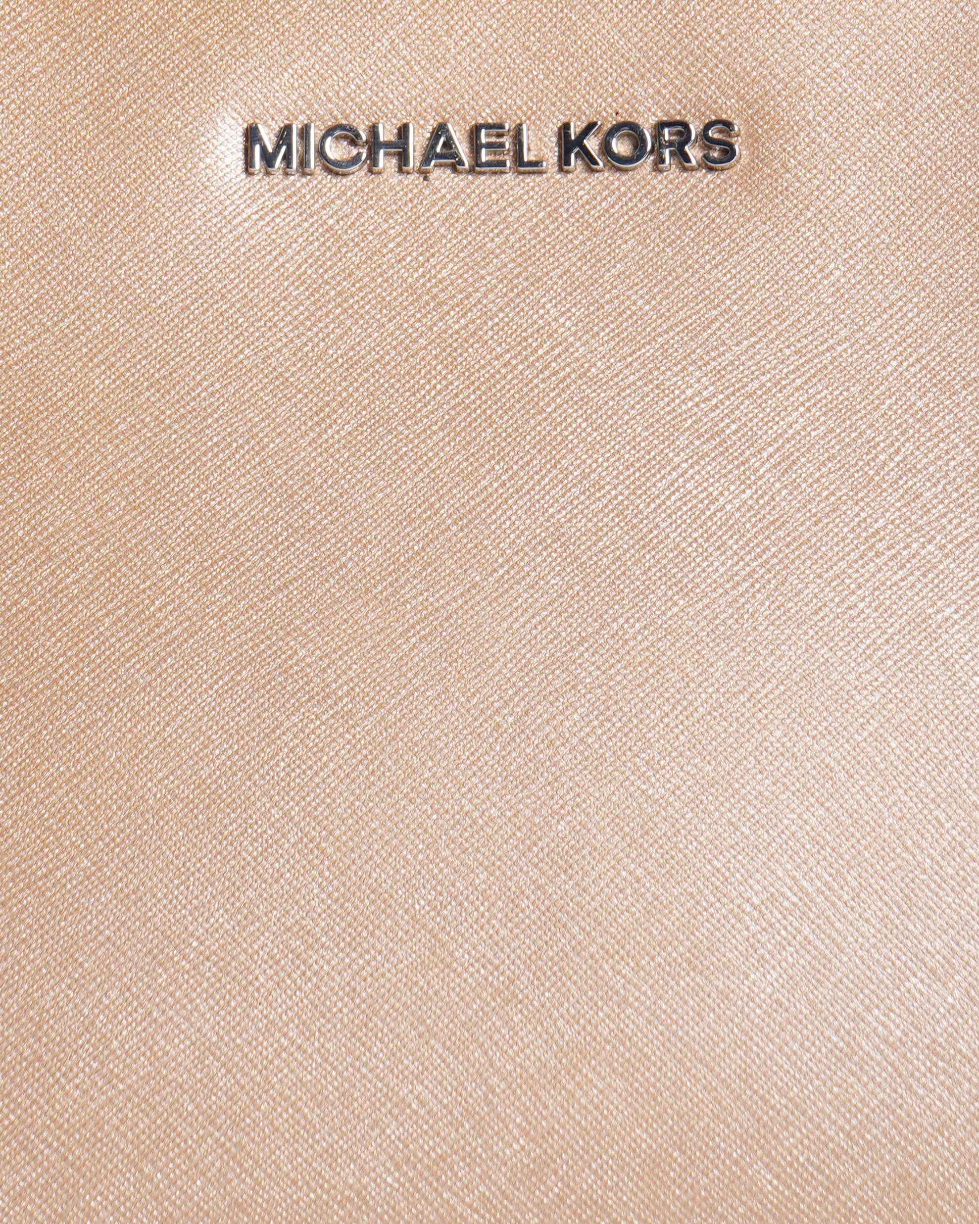Michael kors metallic selma crossbody bag