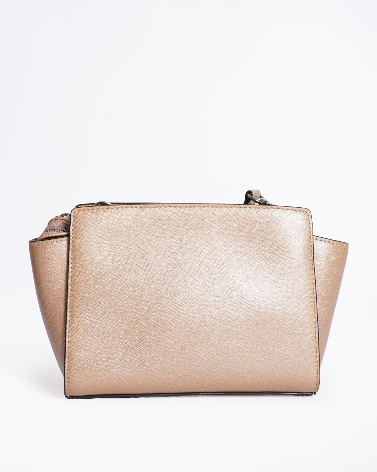 Michael kors metallic selma crossbody bag