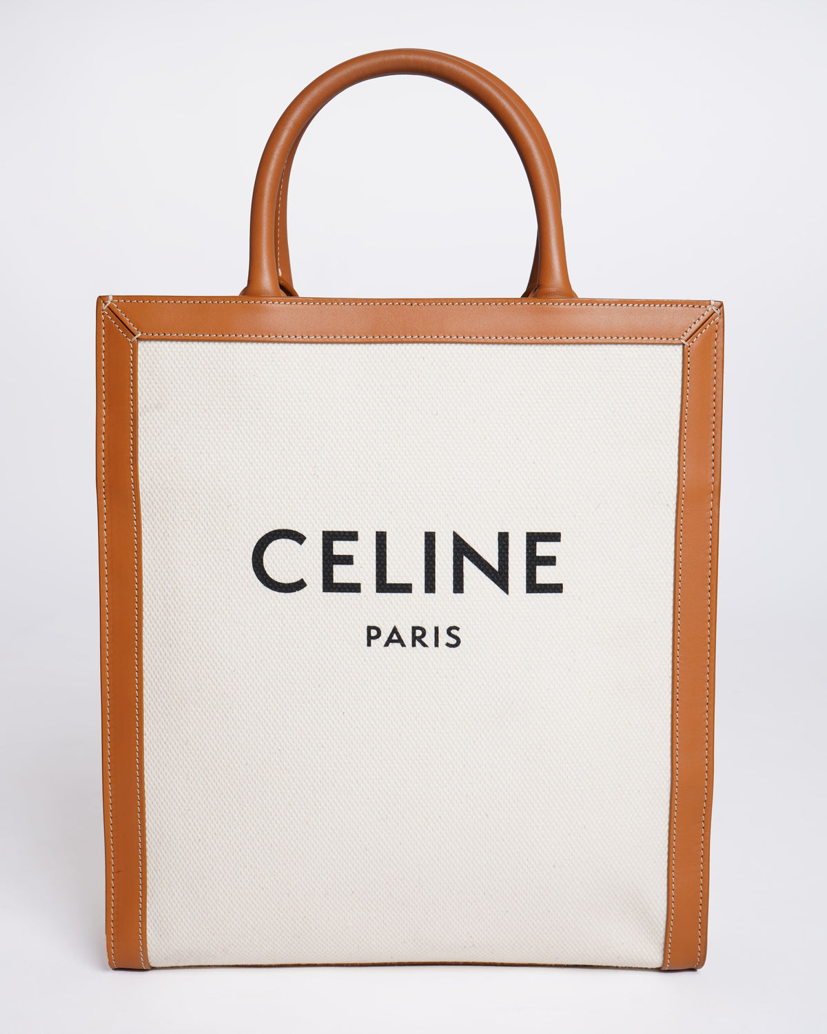 New Celine vertical cabas natural tote bag