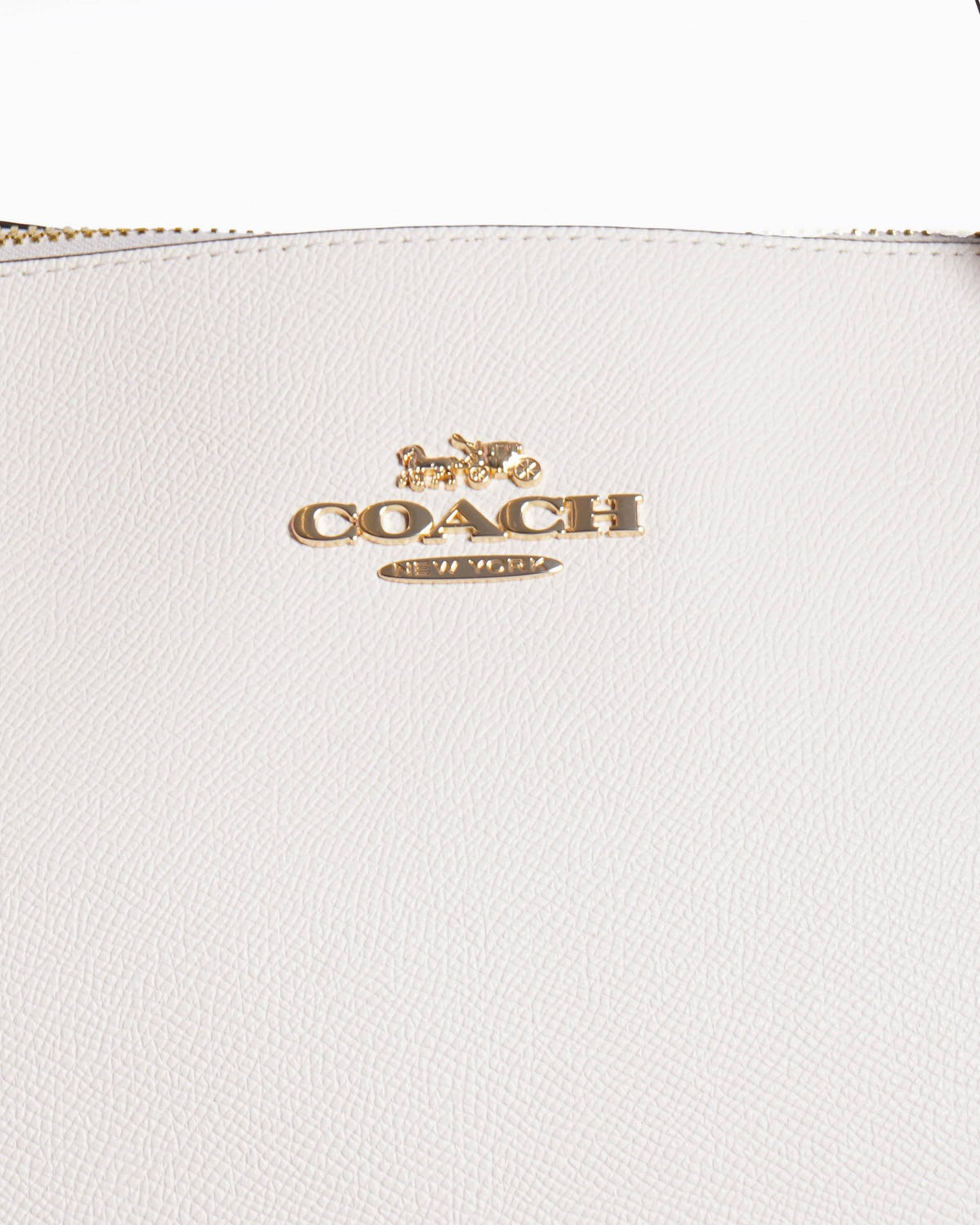 New Coach gallery tote in crossgrain leather