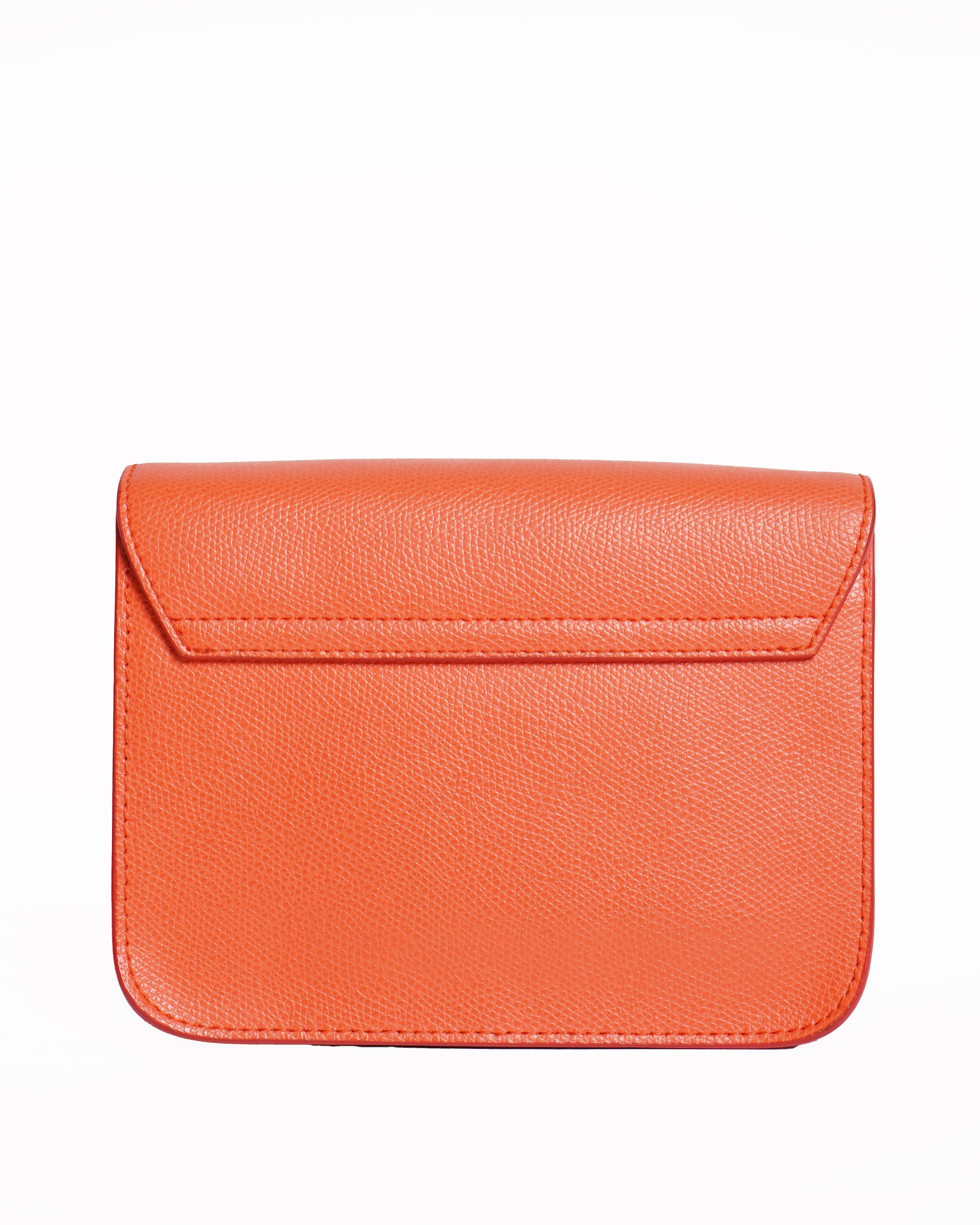 Furla orange metropolis fluo mini crossbody bag