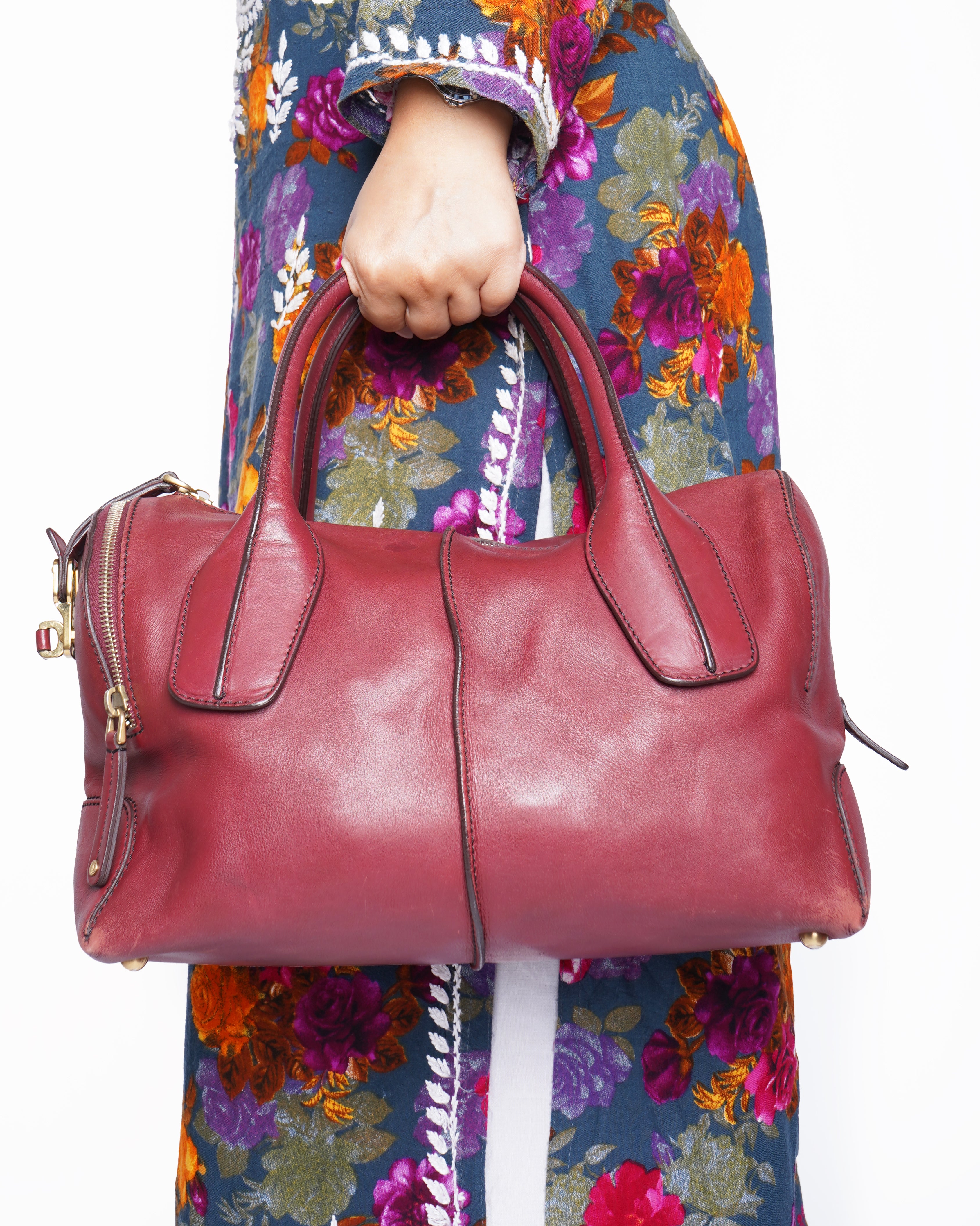 Tod's D Shoulder Bag In red