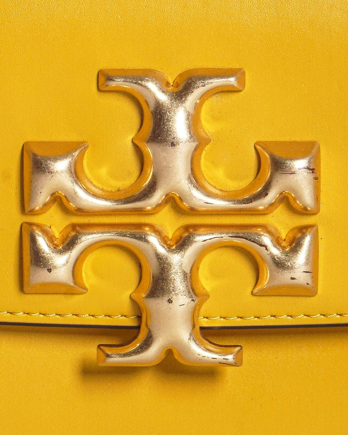 Tory Burch Eleanor Small Convertible Shoulder Bag In Yellow