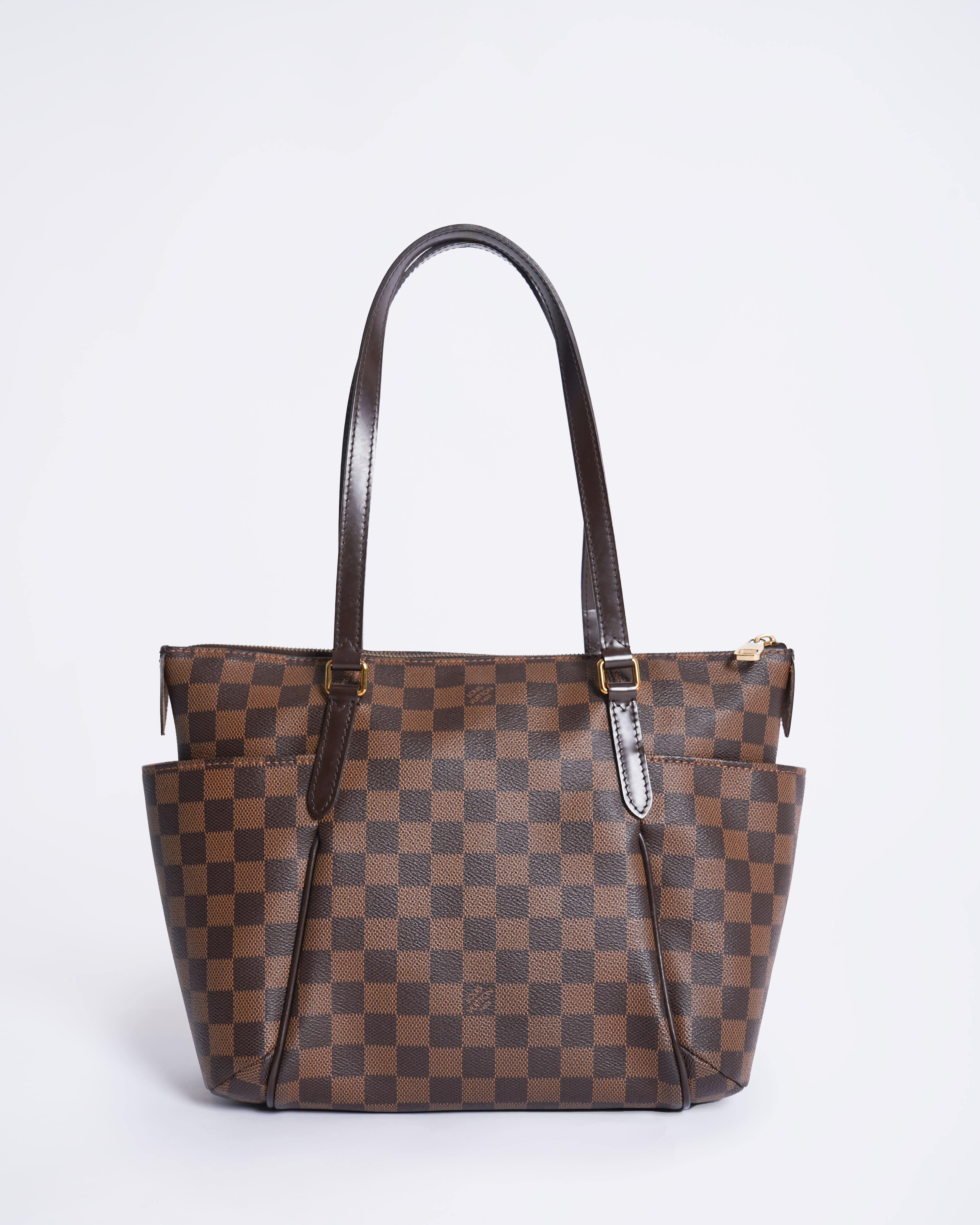 Louis Vuitton brown canvas totally tote bag