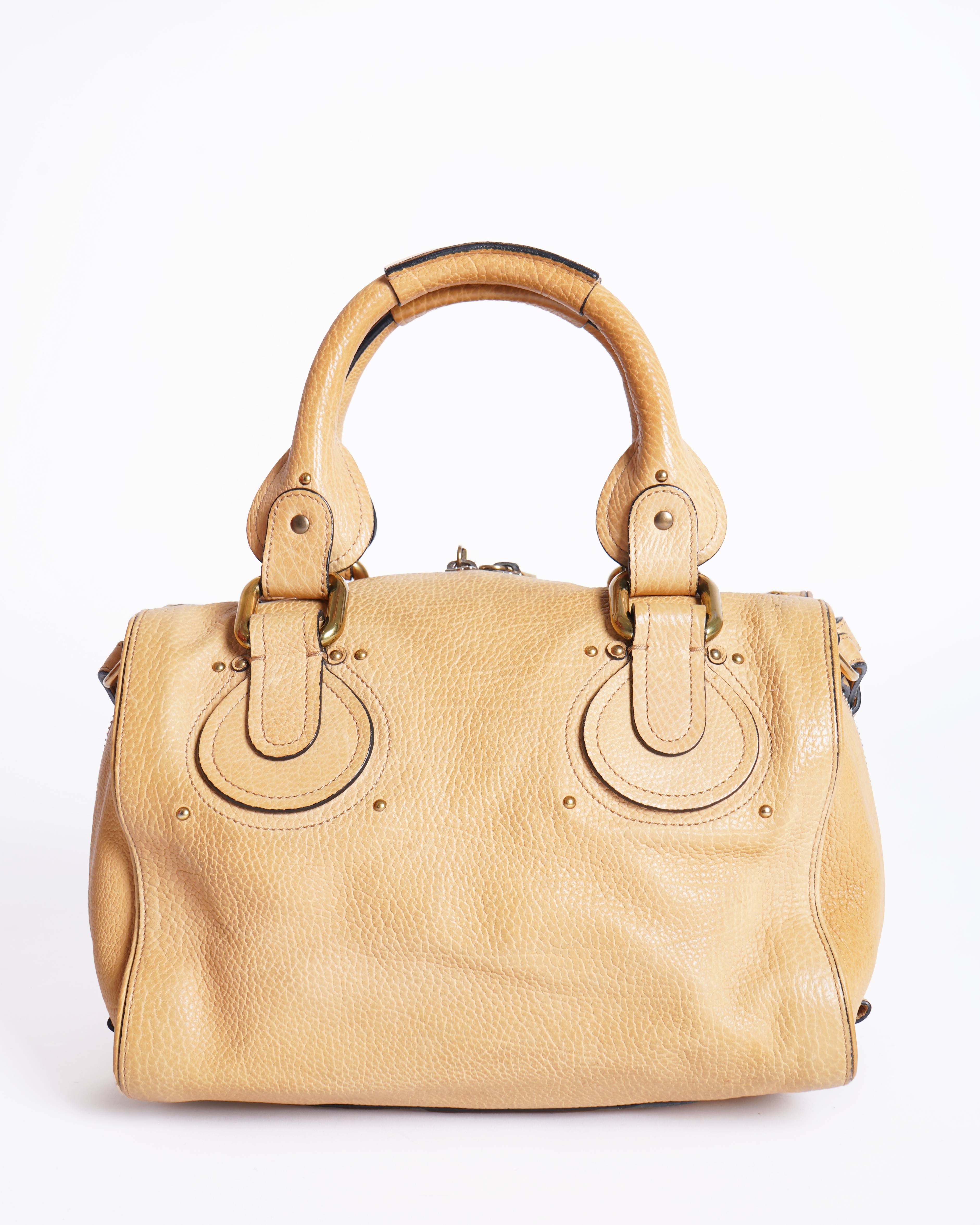 Chloé Leather front pocket paddington Tote