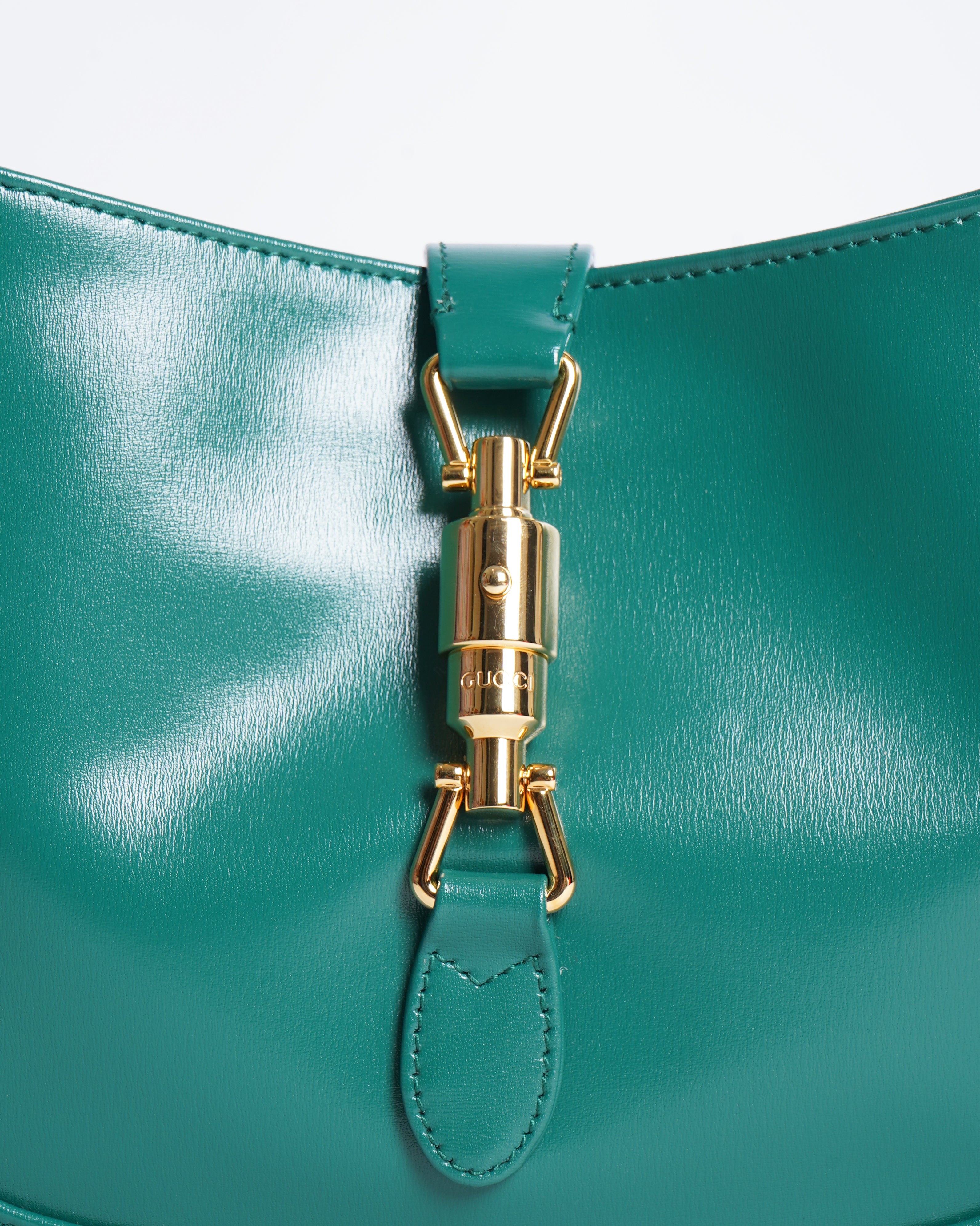 New Gucci Jackie 1961 Shoulder Bag In Green