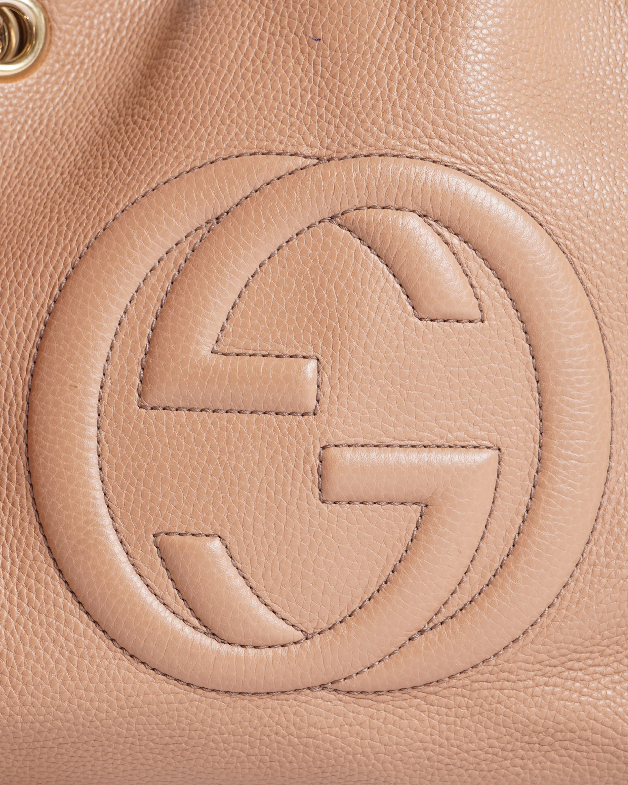 Gucci Soho shoulder Bag In Beige