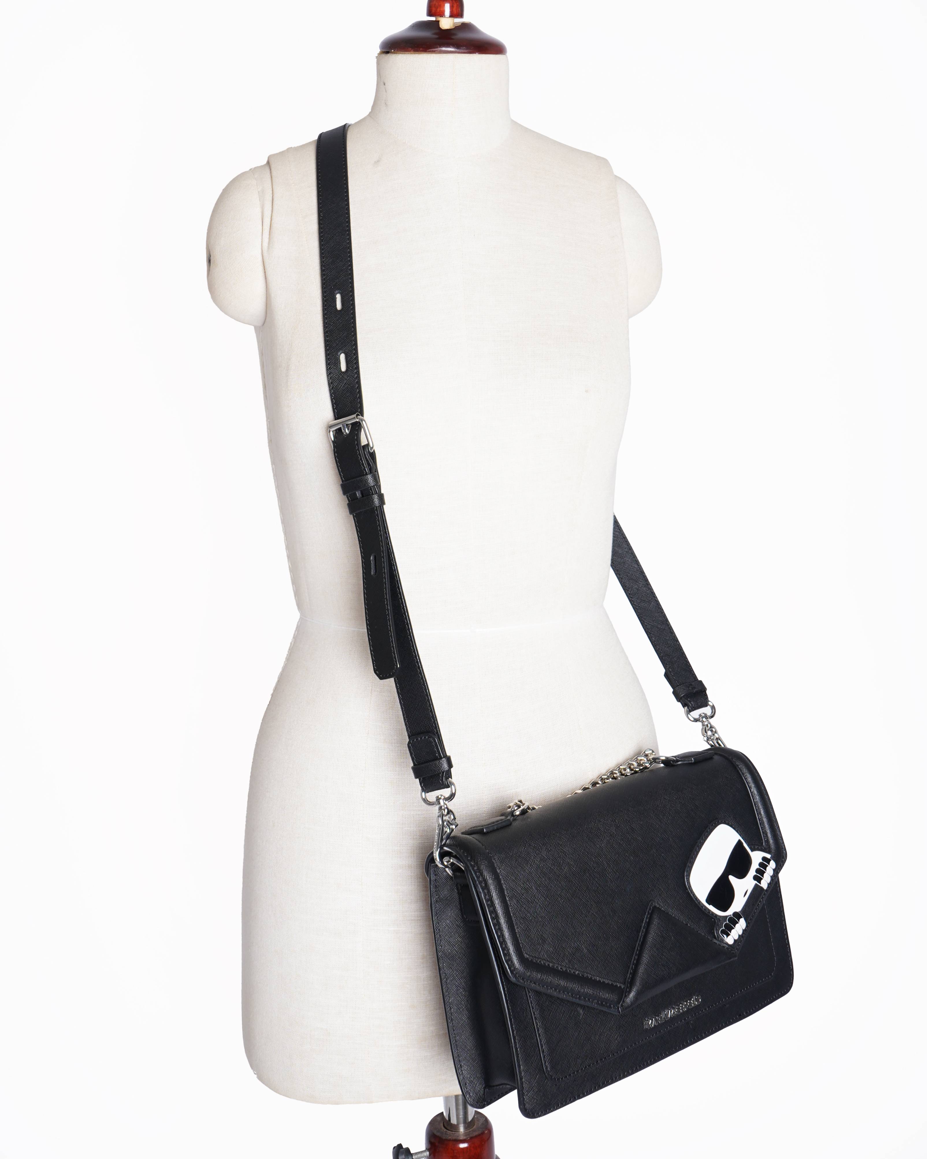 Kael lagerfeld K/Klassic black shoulder bag