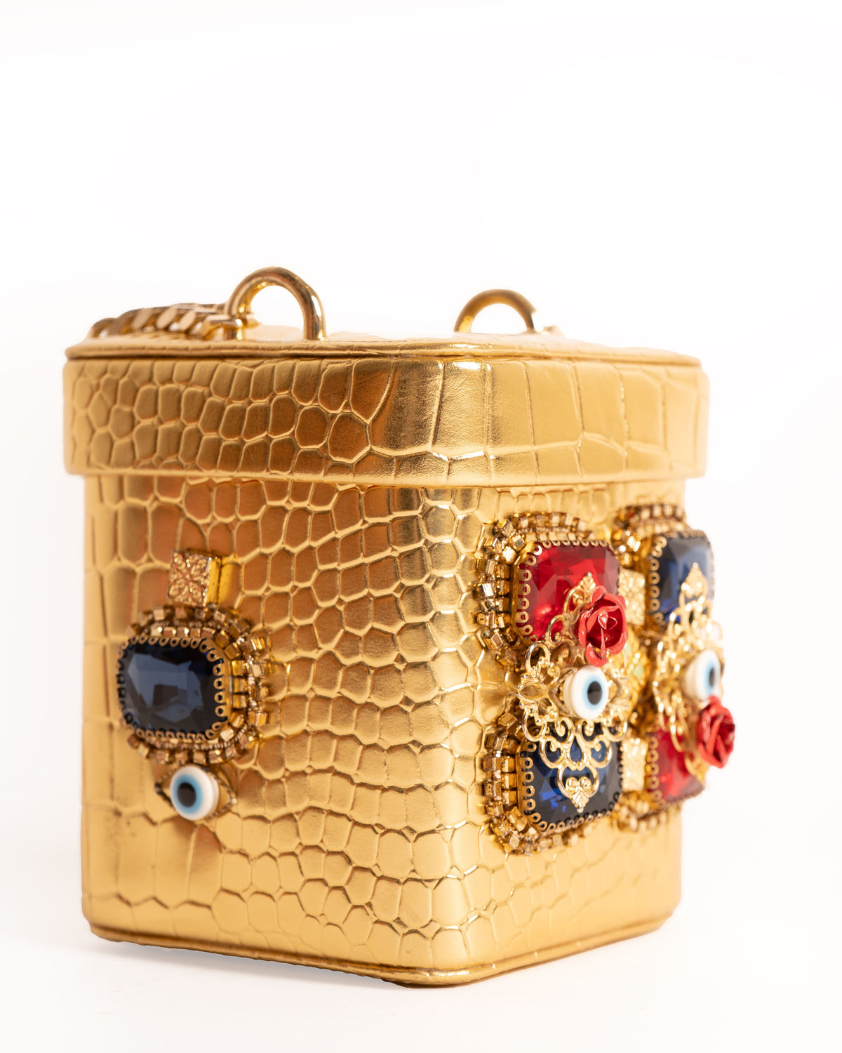 Papa Don't Preach Embellished Leather Shopper Sling Bag