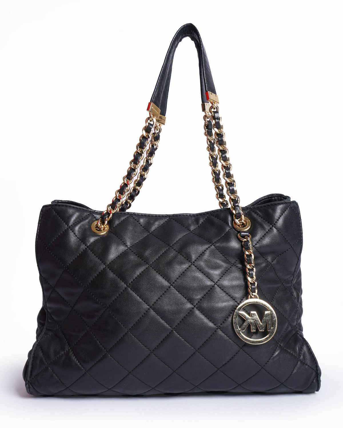 Michael Kors Quilted Shoulder Bag In Black