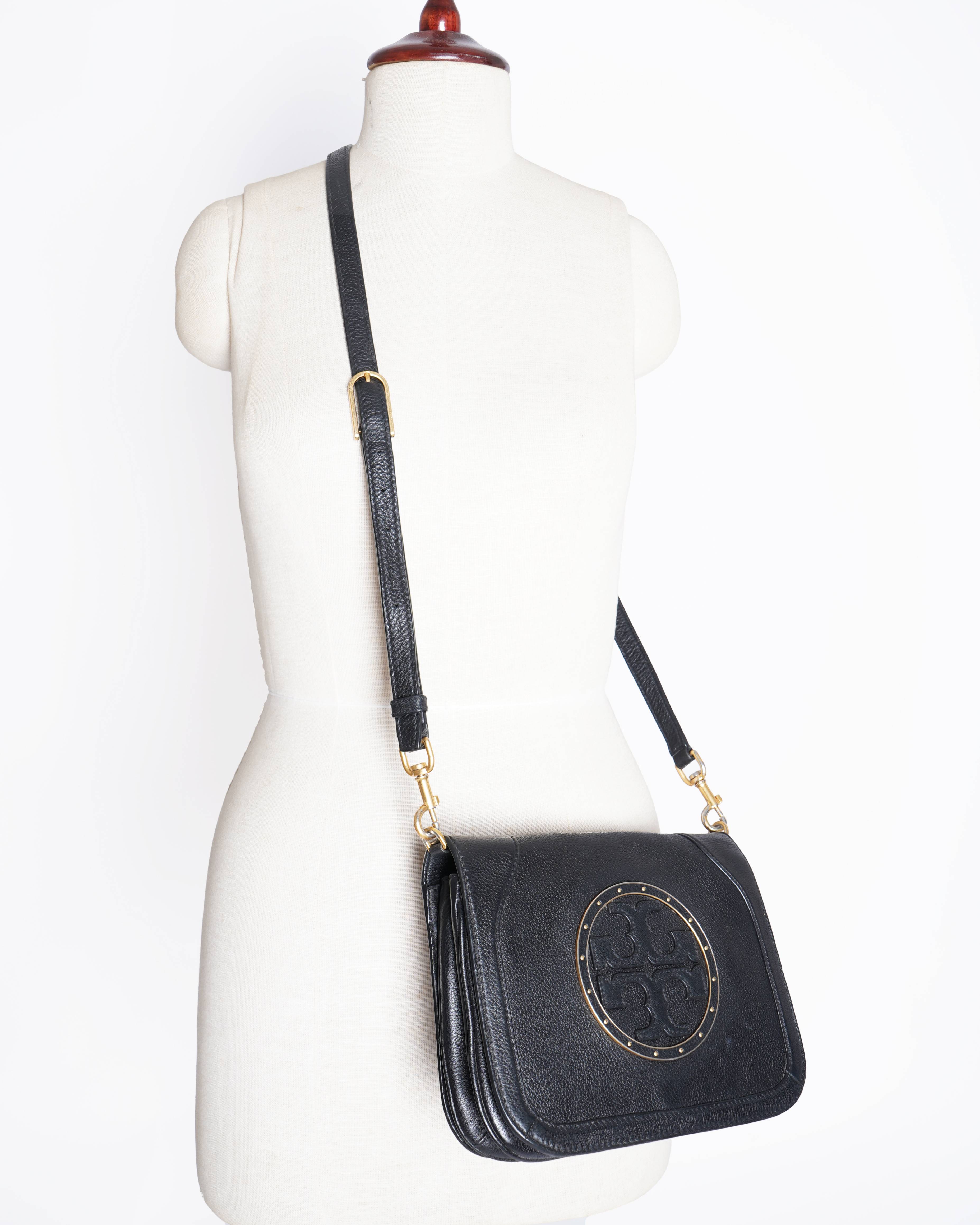 Tory Burch 
Pebbled Leather crossbody bag